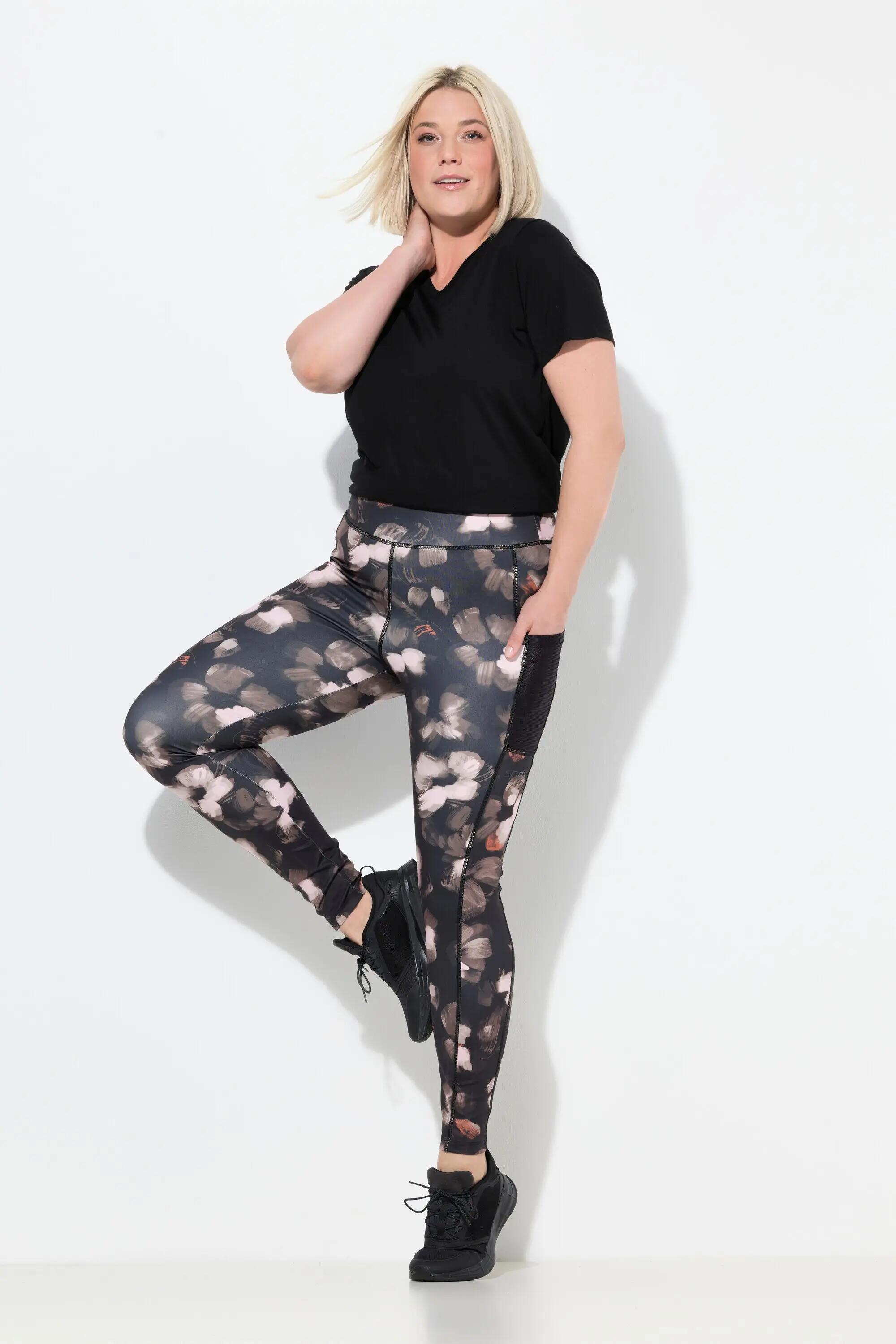 Dames Sportlegging sneldrogend zakken gerecycled 5/6