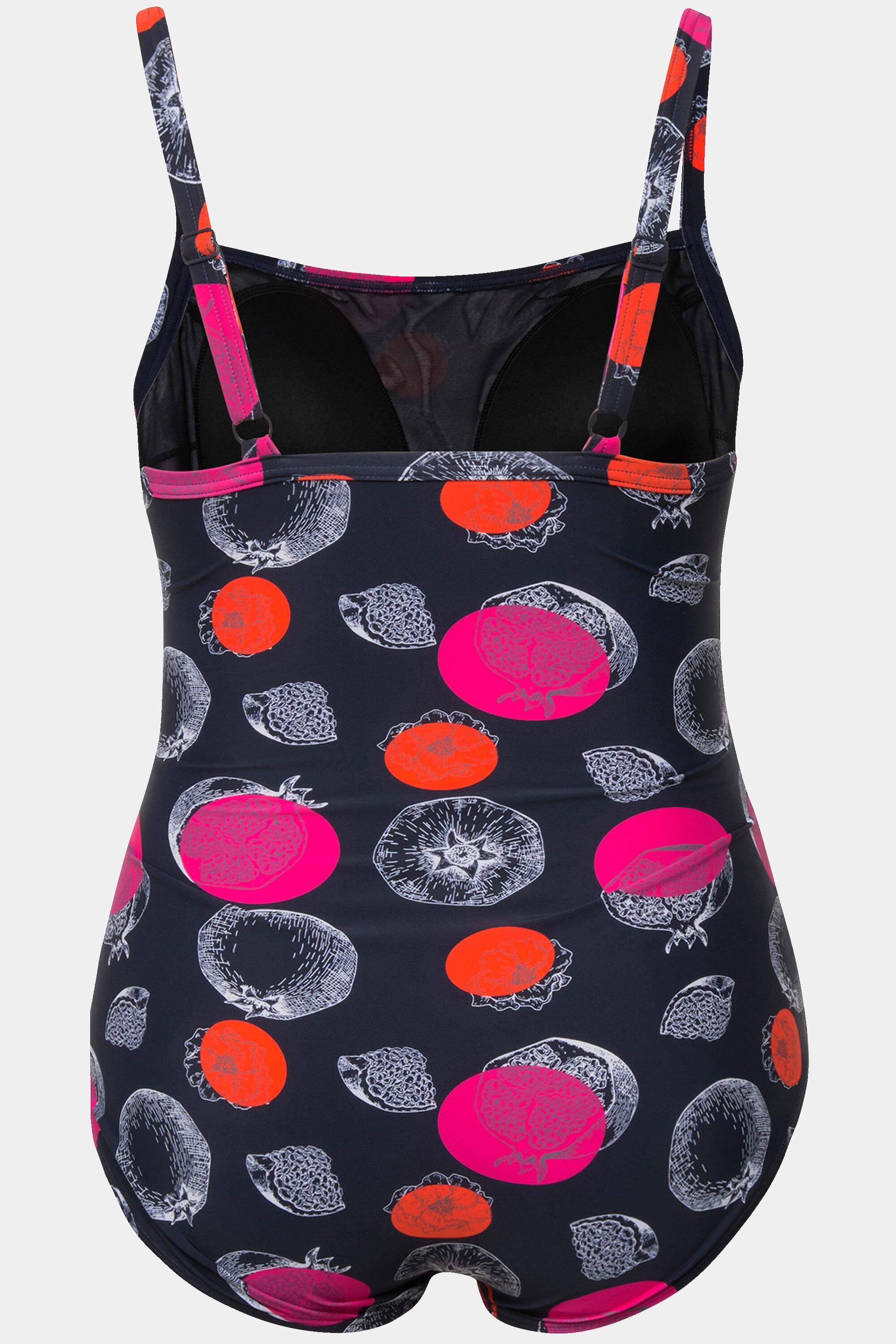 Dames Badpak granaatappelstippen zachte cups wikkellook 6/6