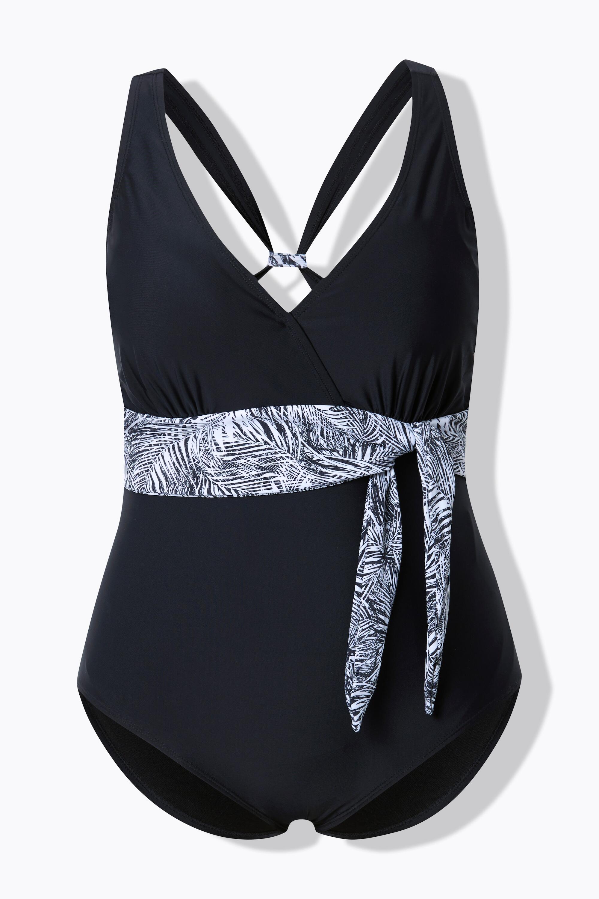 Femme Maillot de bain aspect dos nu. Ceinture fantaisie avec 7/7