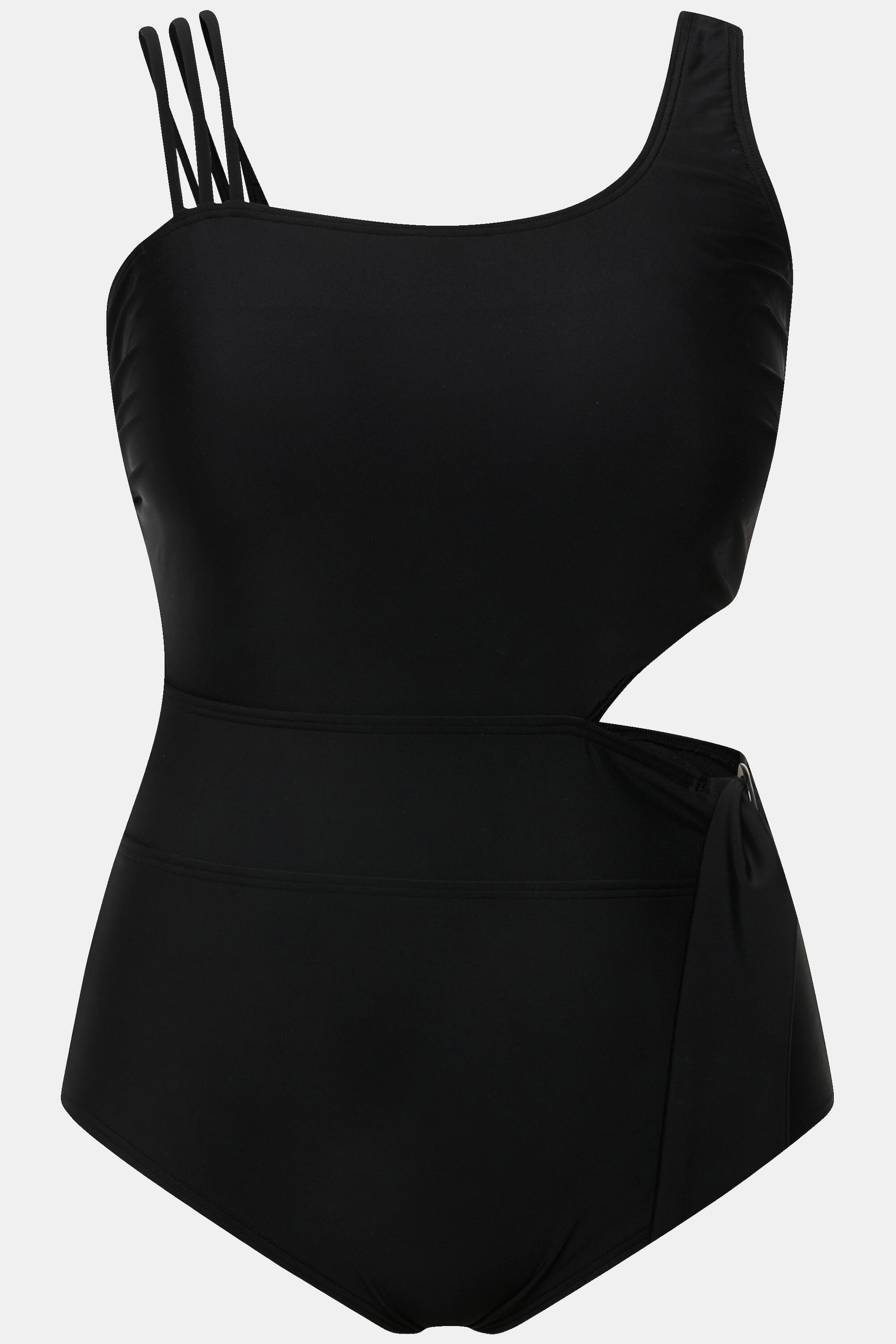Femme Maillot de bain color block. Bonnets souples 5/6