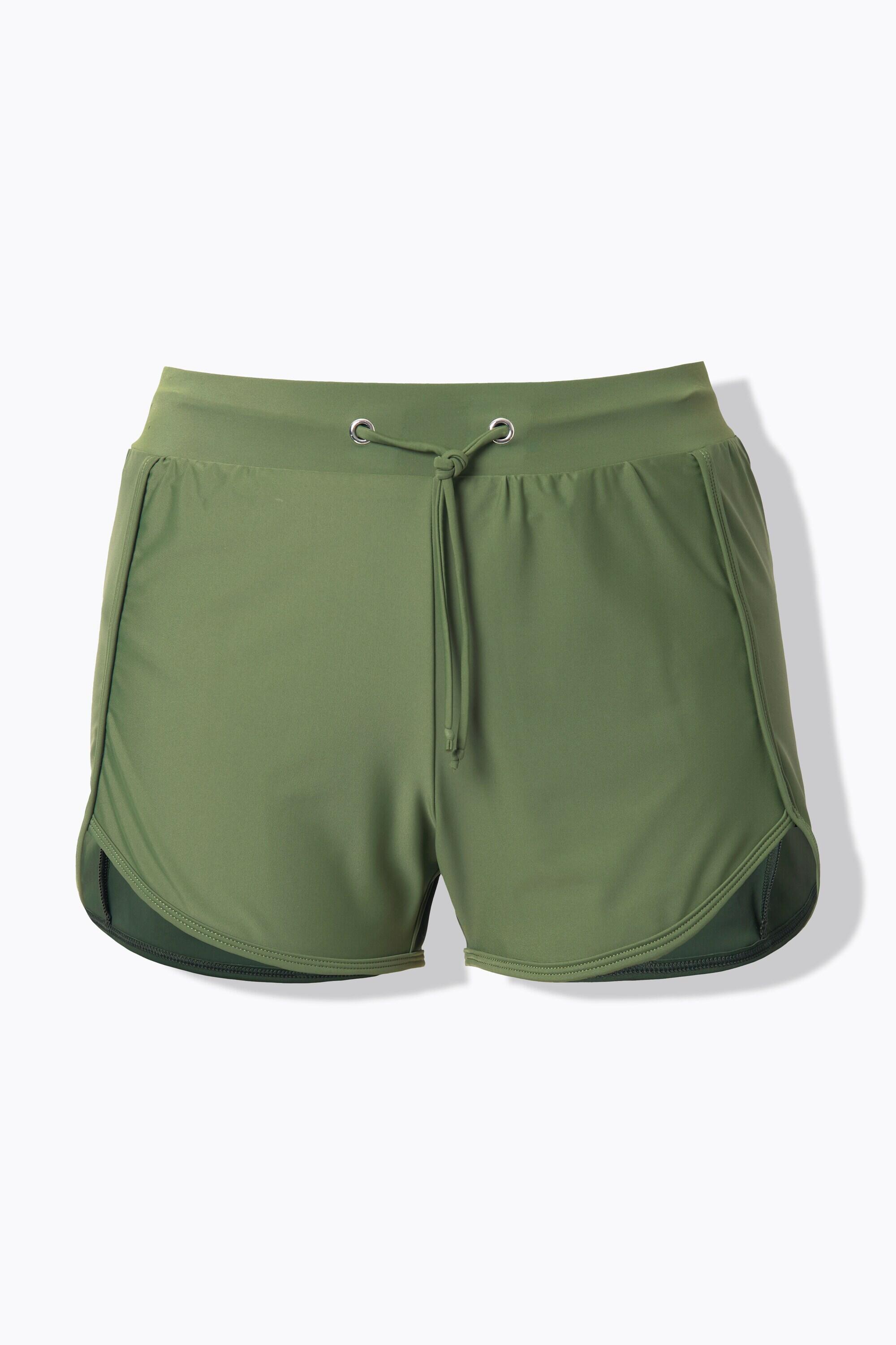 Femme Short de bain taille élastique et slip intégré en mesh 7/7