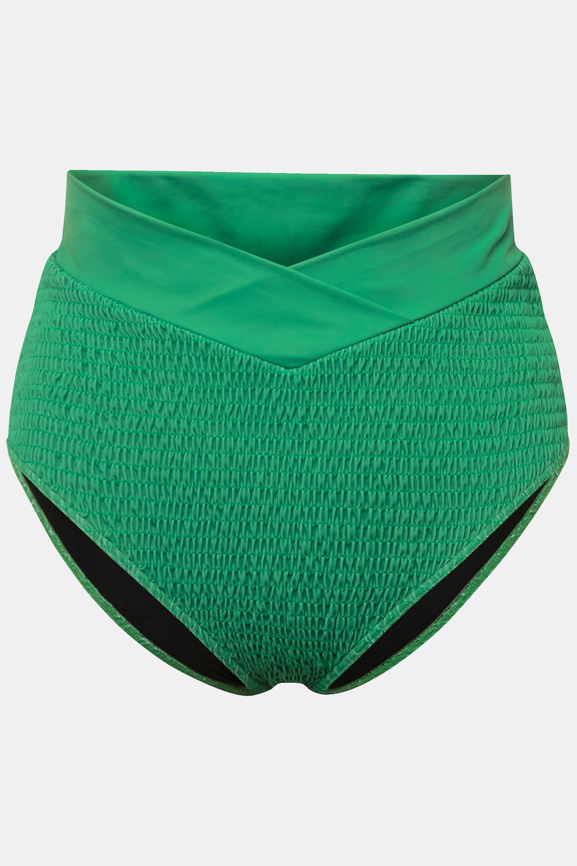 Femme Culotte de bikini à tissu texturé taille haute et base style portefeuille 6/6