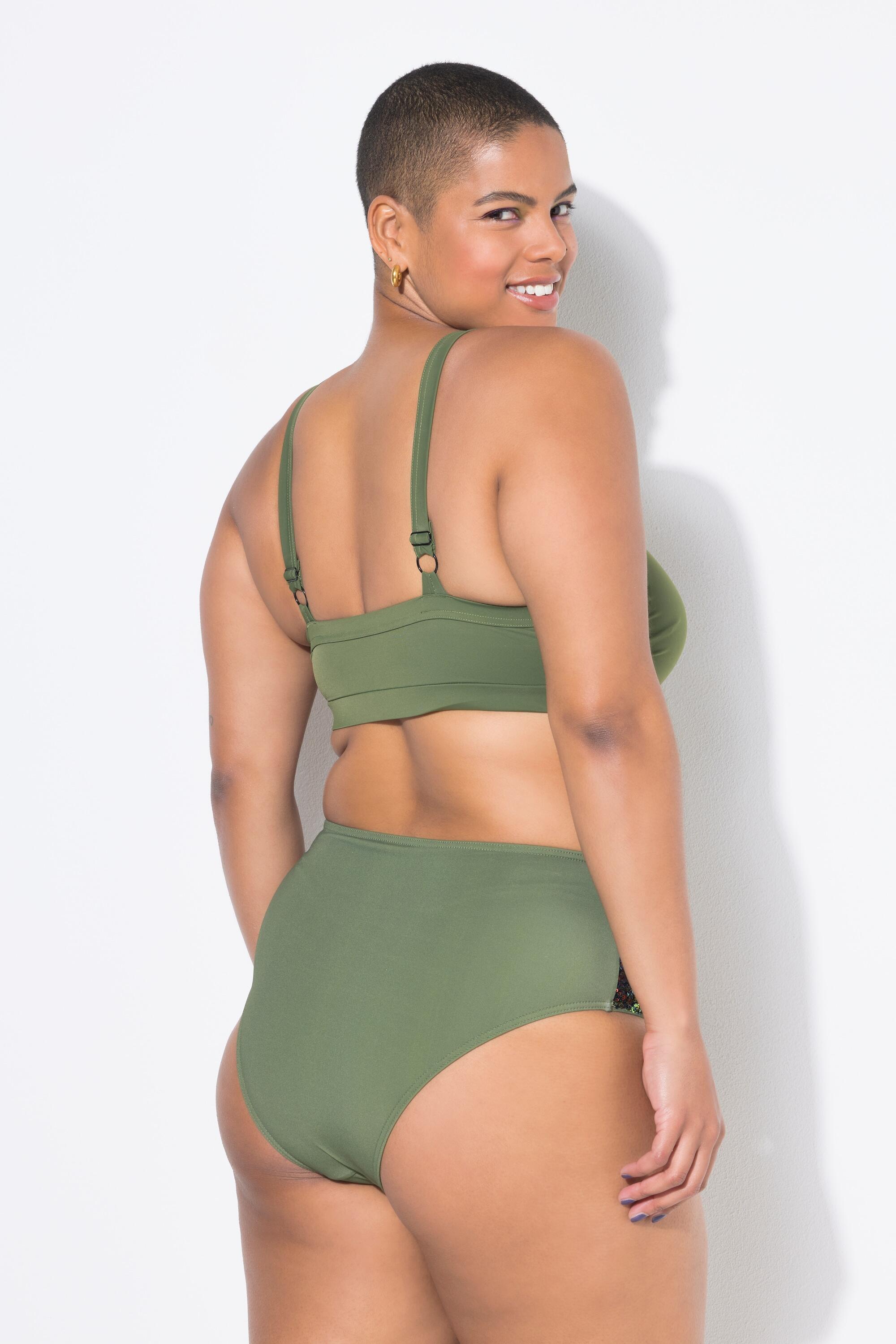 Femme Bas de bikini taille haute et paillettes 2/4