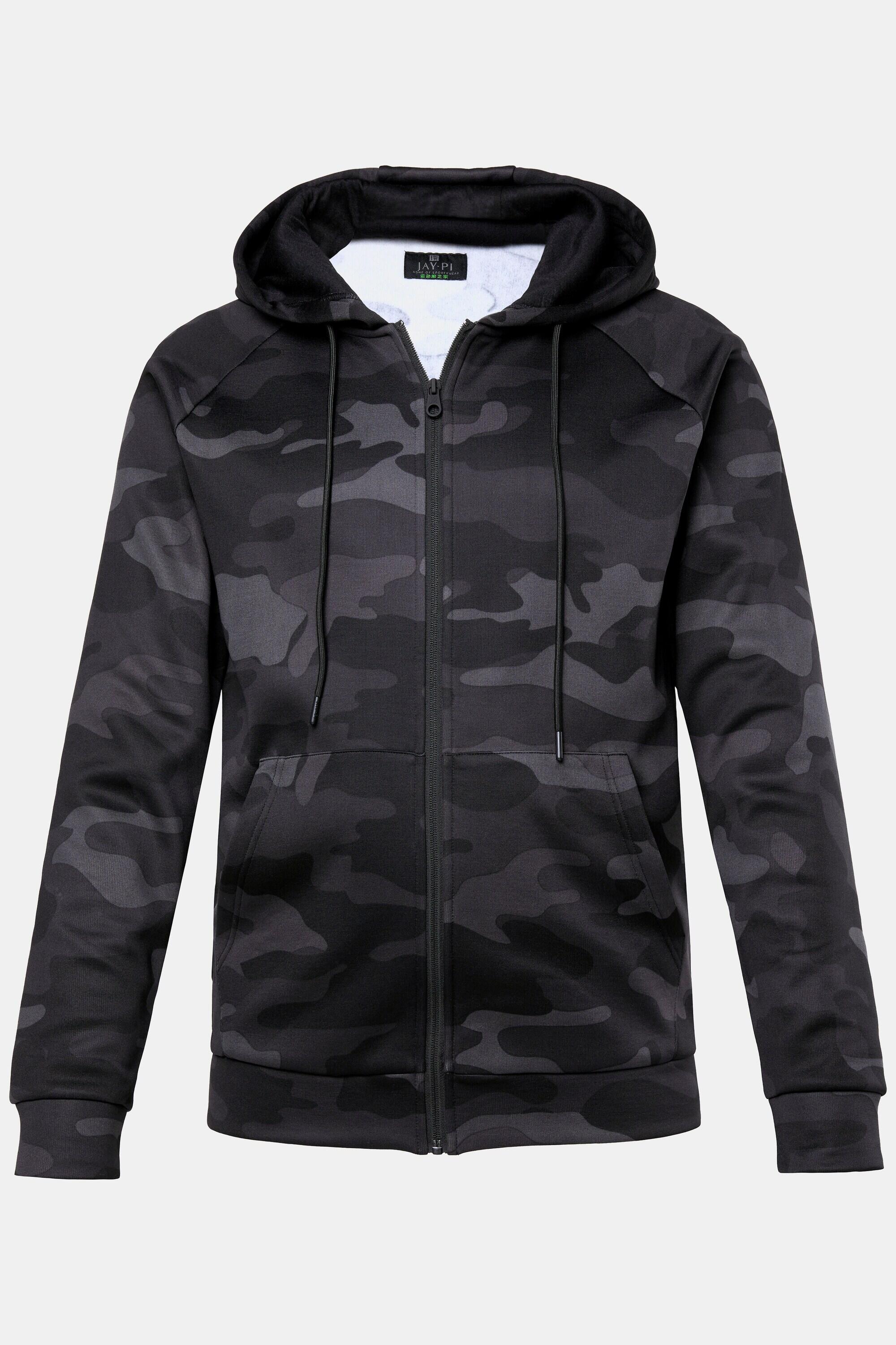 Hommes Veste de survêtement en molleton avec capuche et motif camouflage 4/6