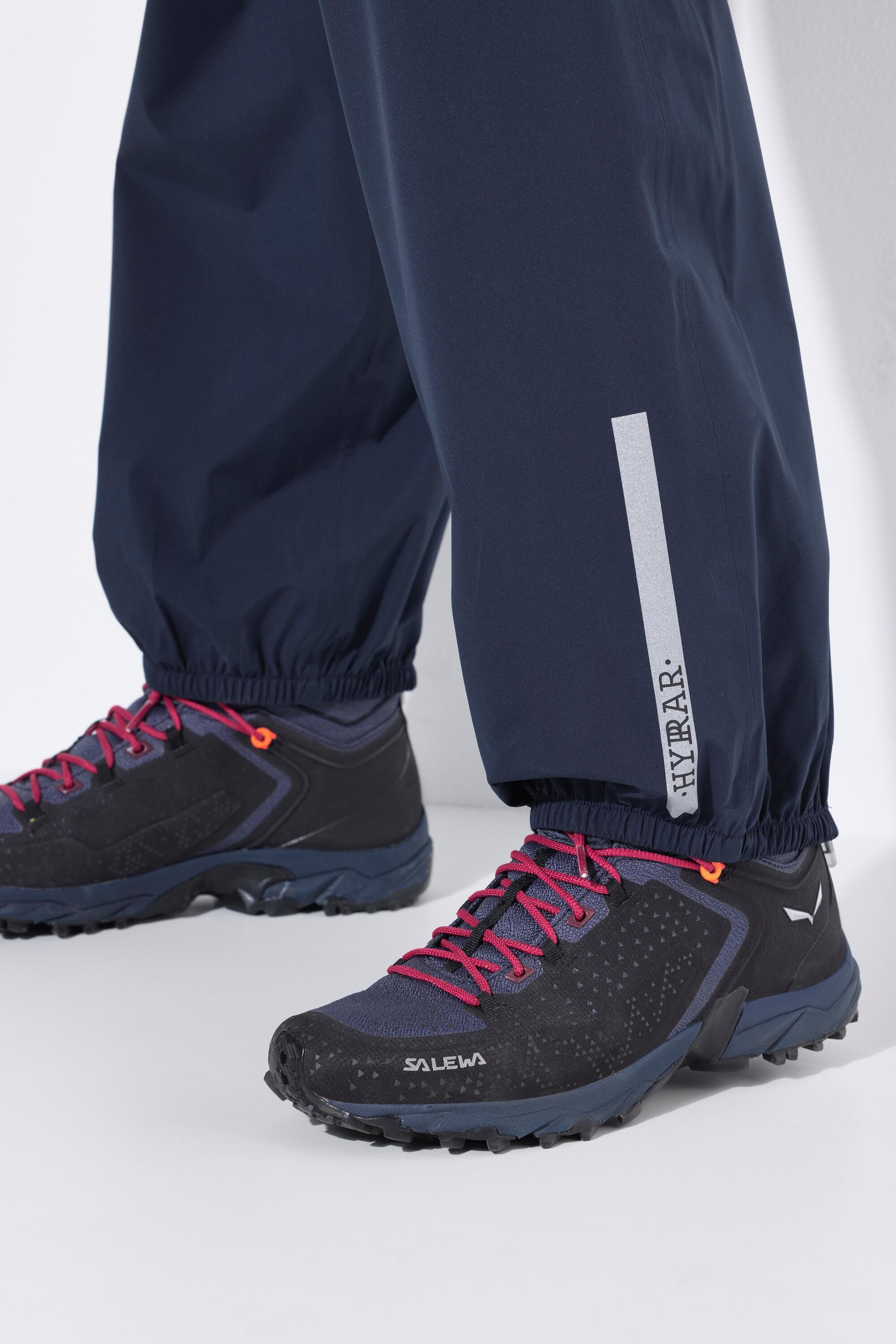 Femme Pantalon de pluie imperméable bande réfléchissante taille élastique 4/7