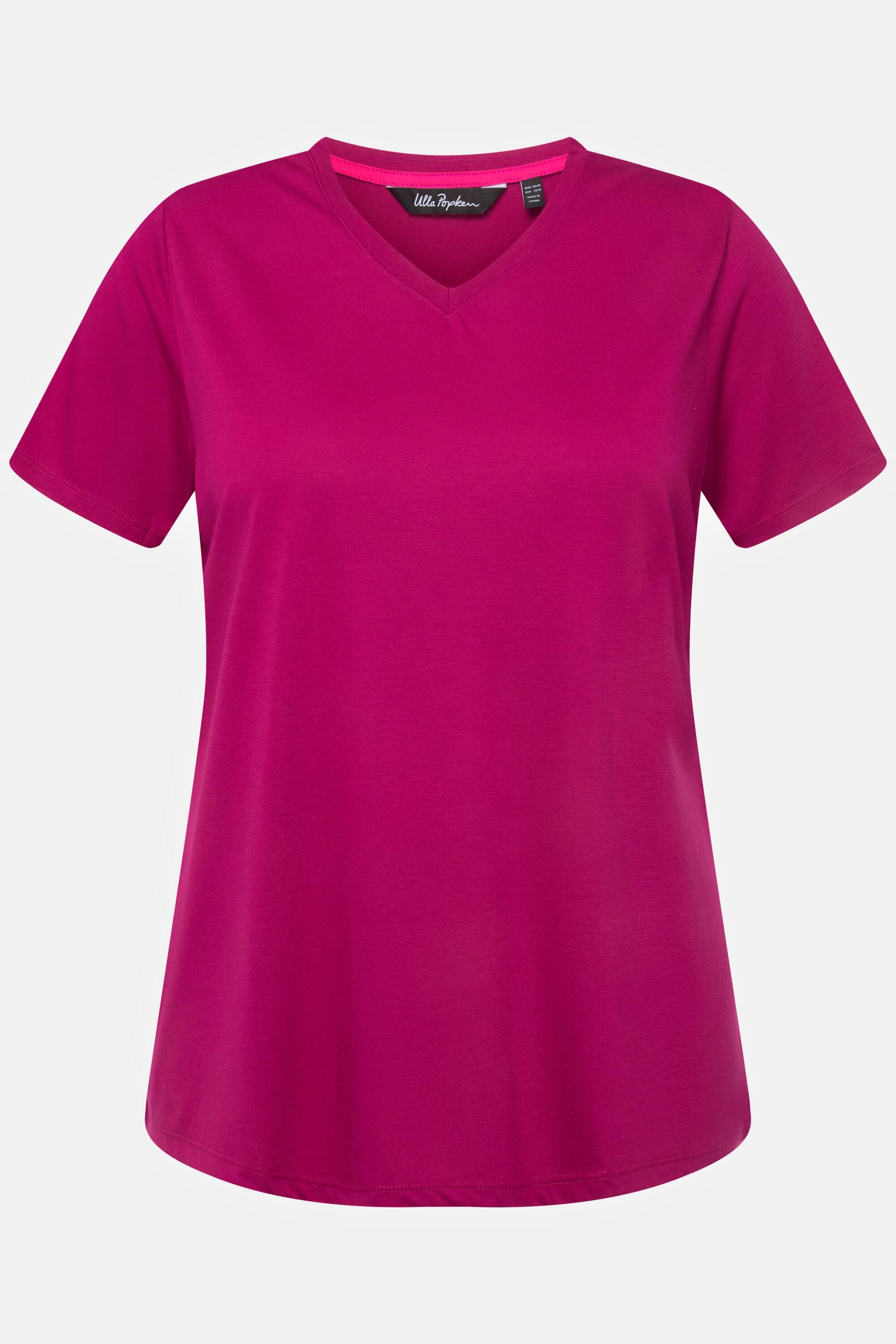 Femme T-shirt technique antibactérien décolleté en V et manches courtes 5/5