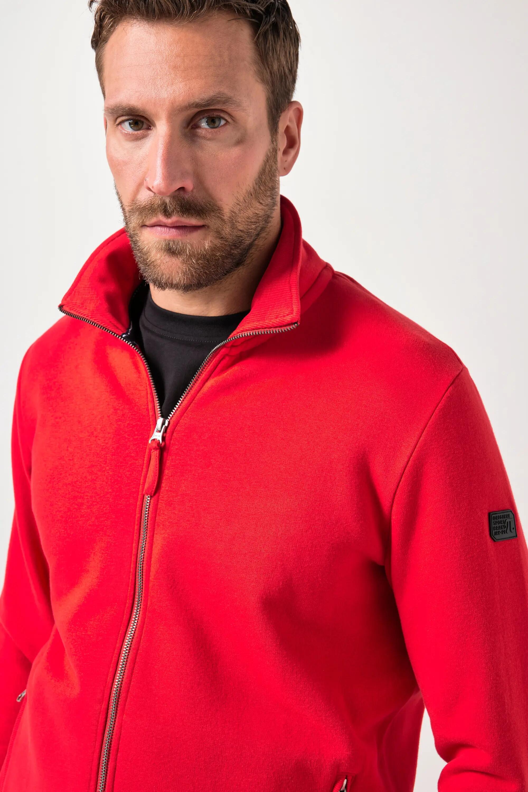 Hommes Veste en molleton col montant 8/11