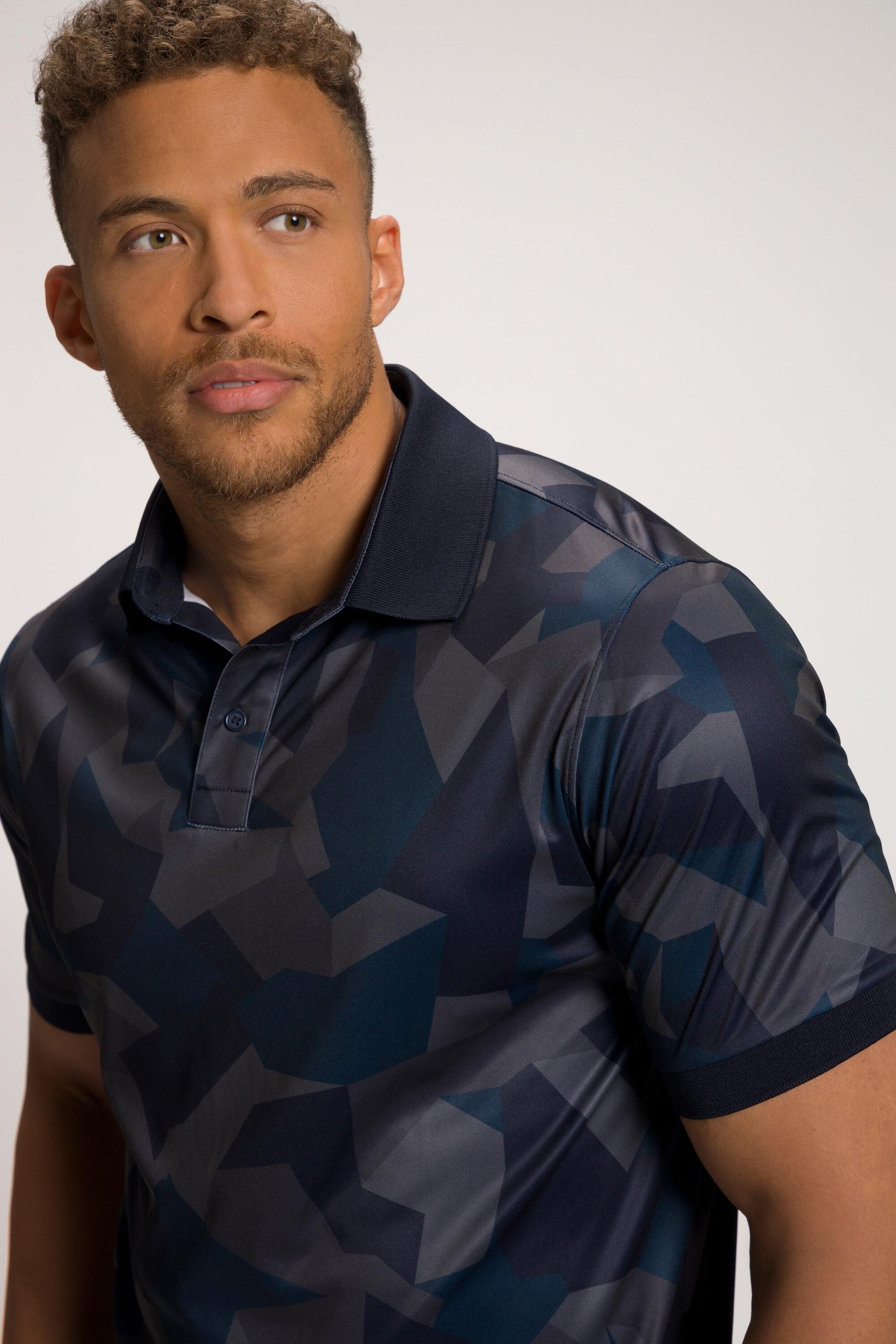 Hommes Polo de golf à manches courtes imprimé camouflage et finition QuickDry 2/5