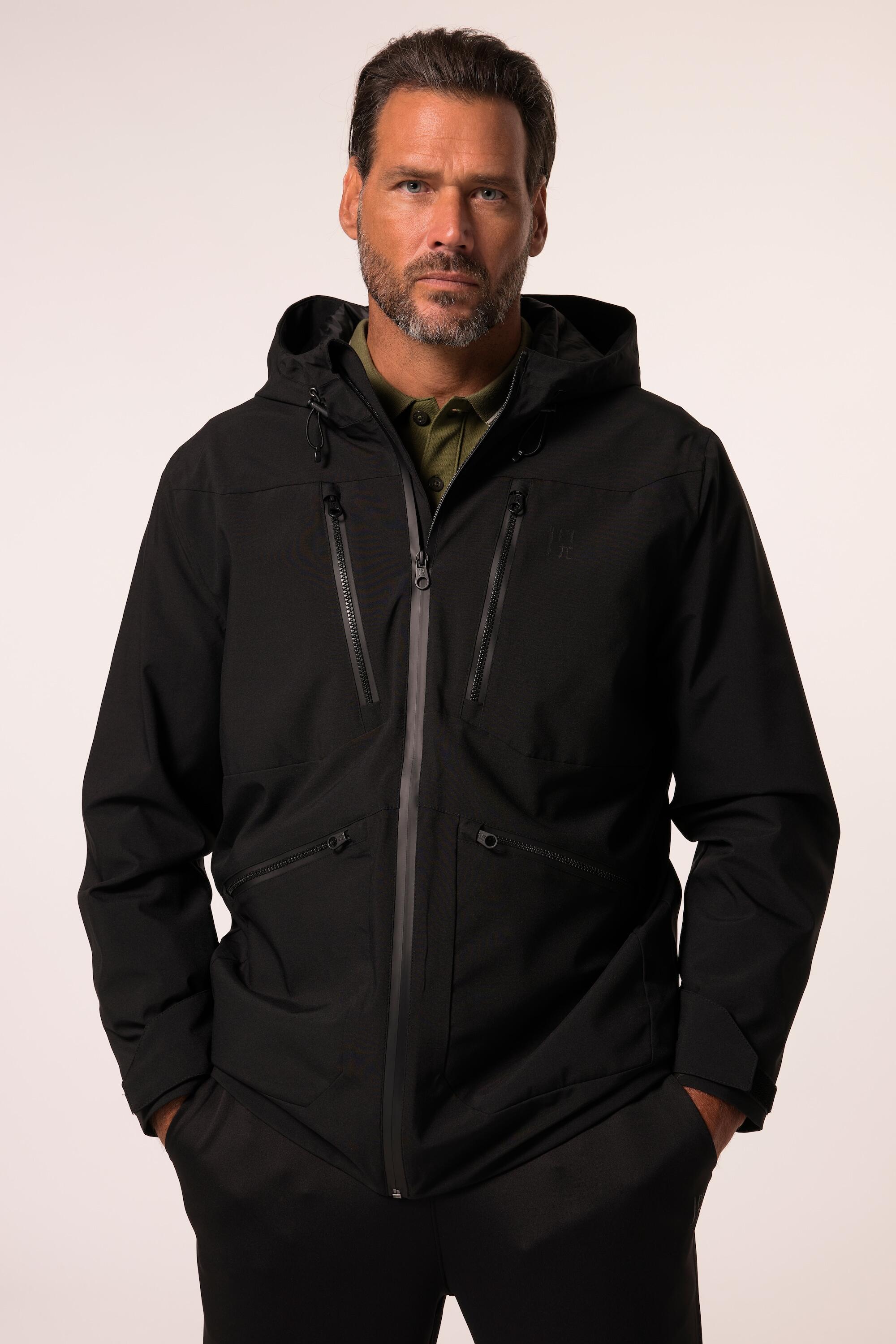 Heren Functioneel jack outdoor capuchon colorblocking veel zakken 2/5