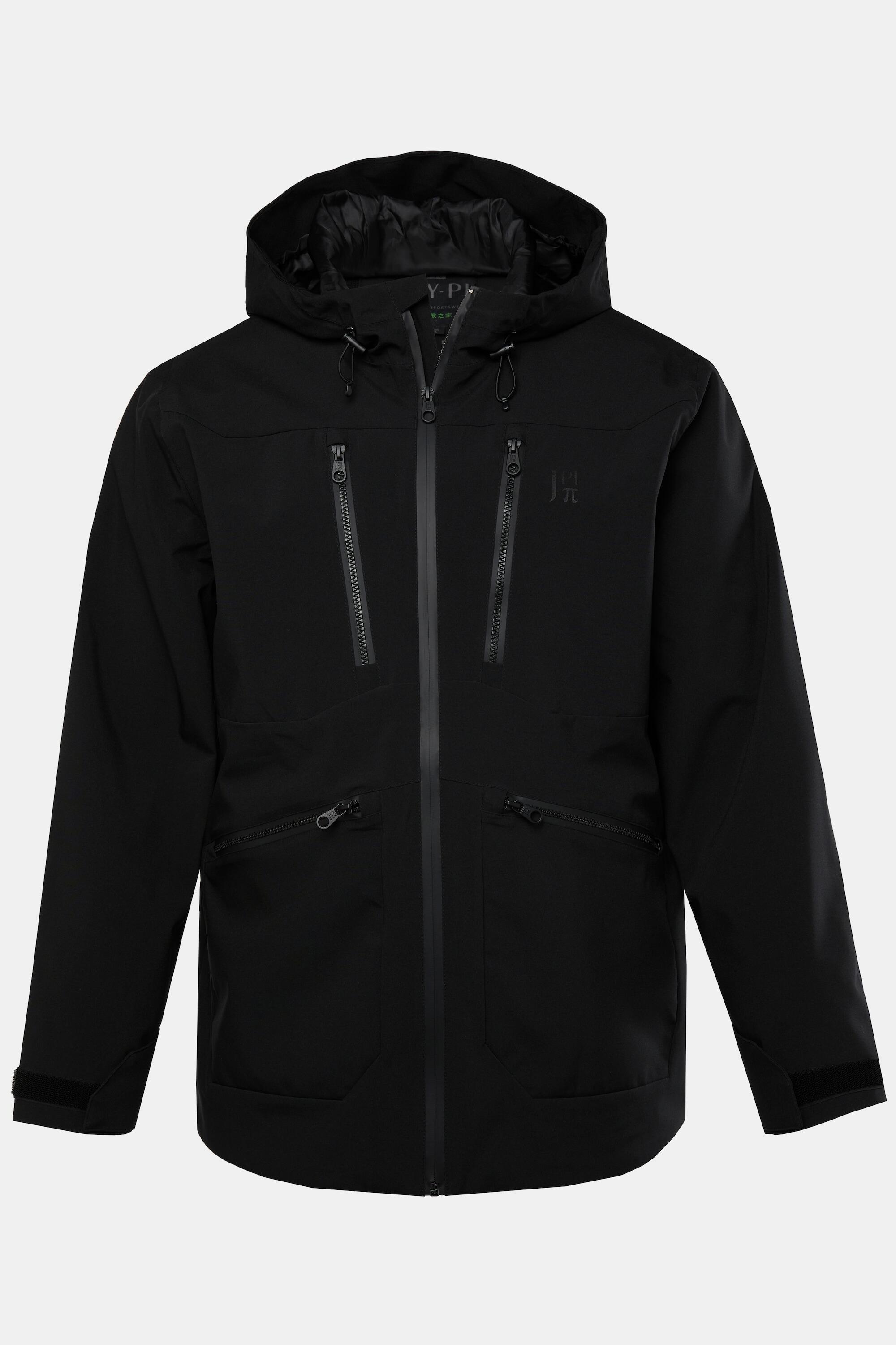 Heren Functioneel jack outdoor capuchon colorblocking veel zakken 4/5