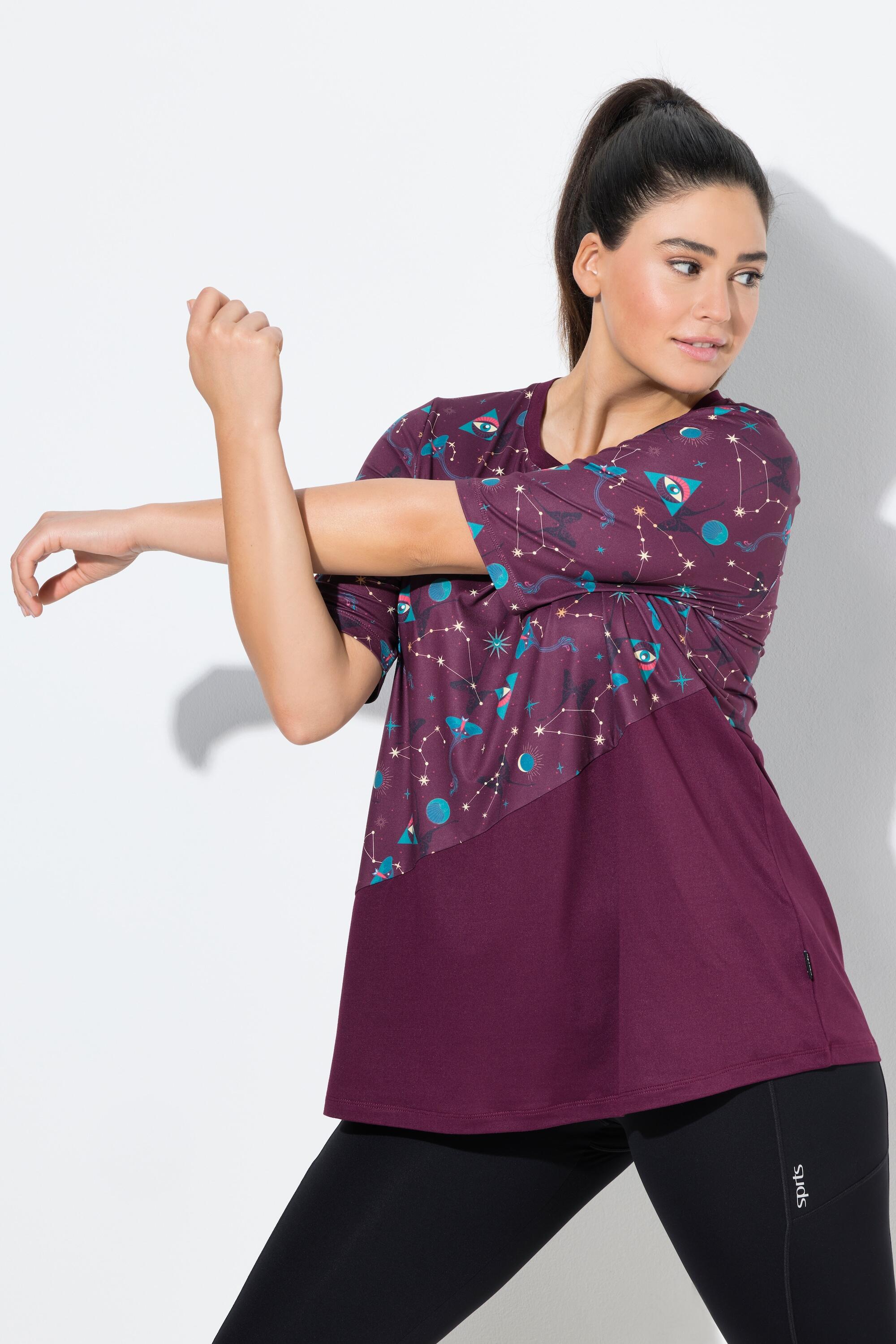Femme T-shirt technique à col rond et manches courtes. Matière recyclée 6/7