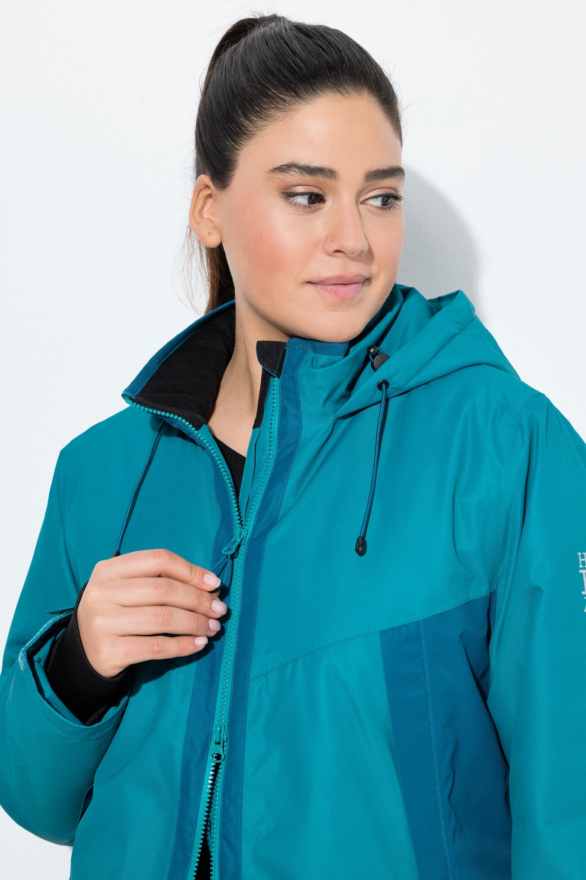 Femme Veste technique HYPRAR à capuche matière imperméable poignets coupe-vent 4/13
