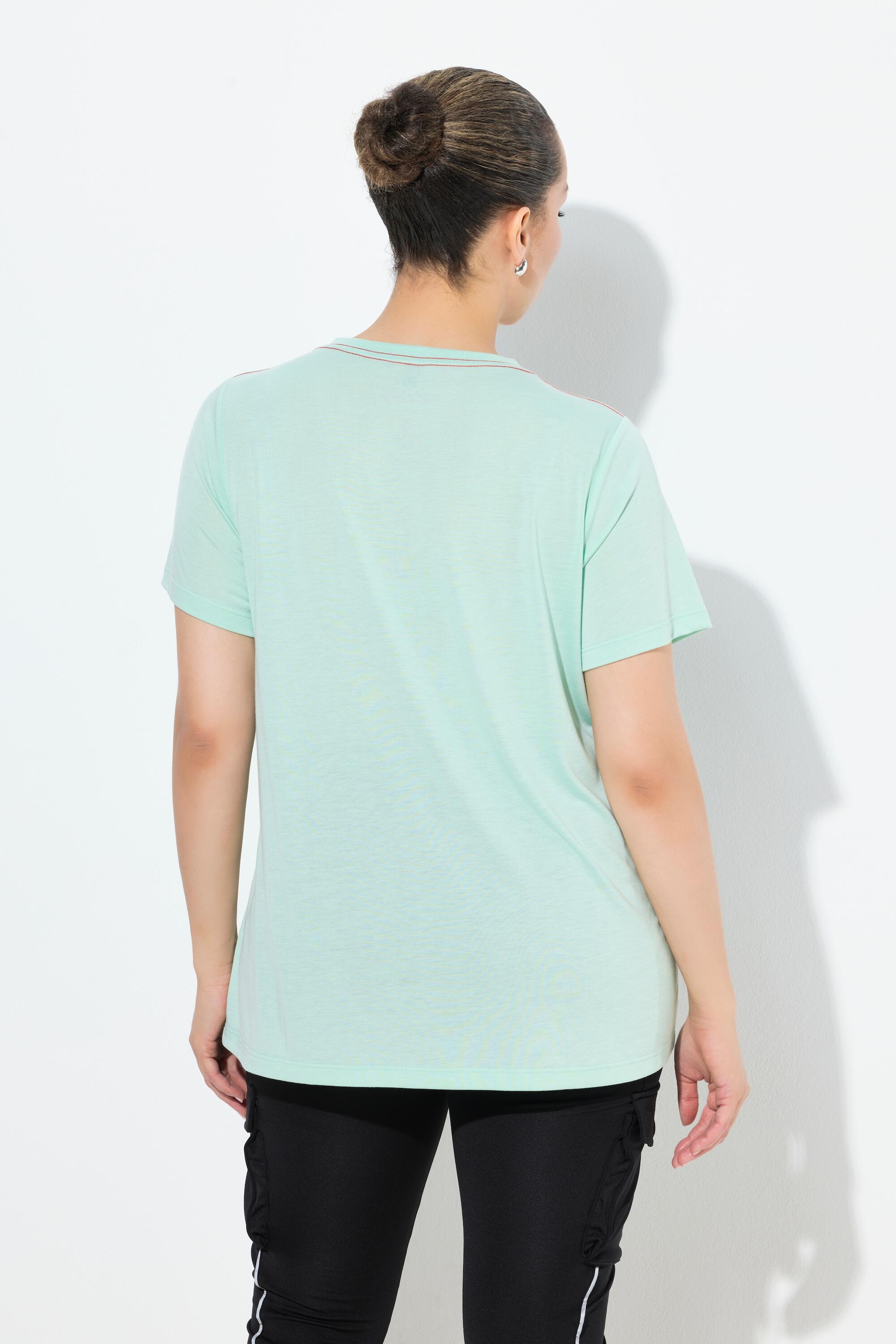 Femme T-shirt technique antibactérien décolleté en V et manches courtes 2/6