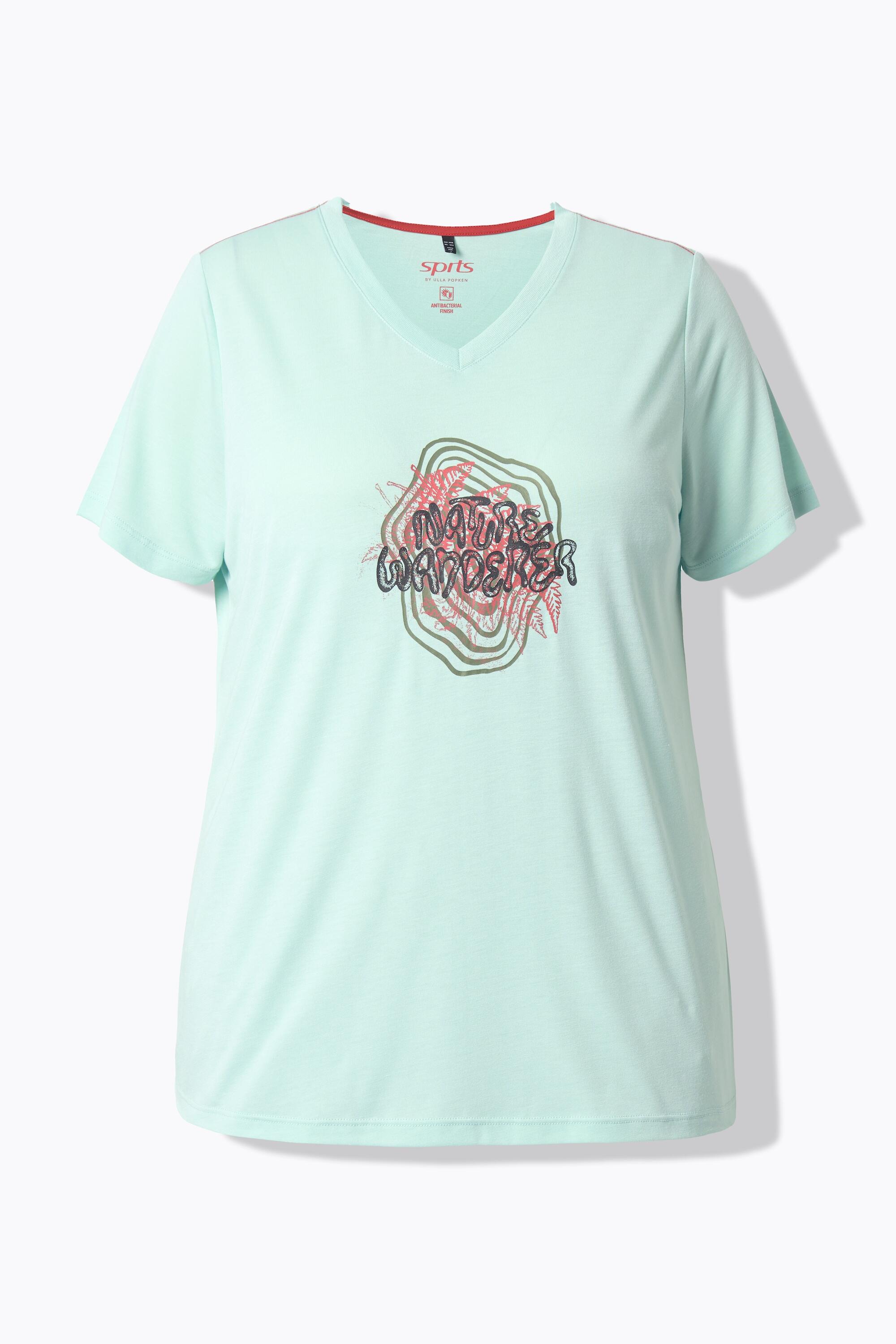 Femme T-shirt technique antibactérien décolleté en V et manches courtes 6/6