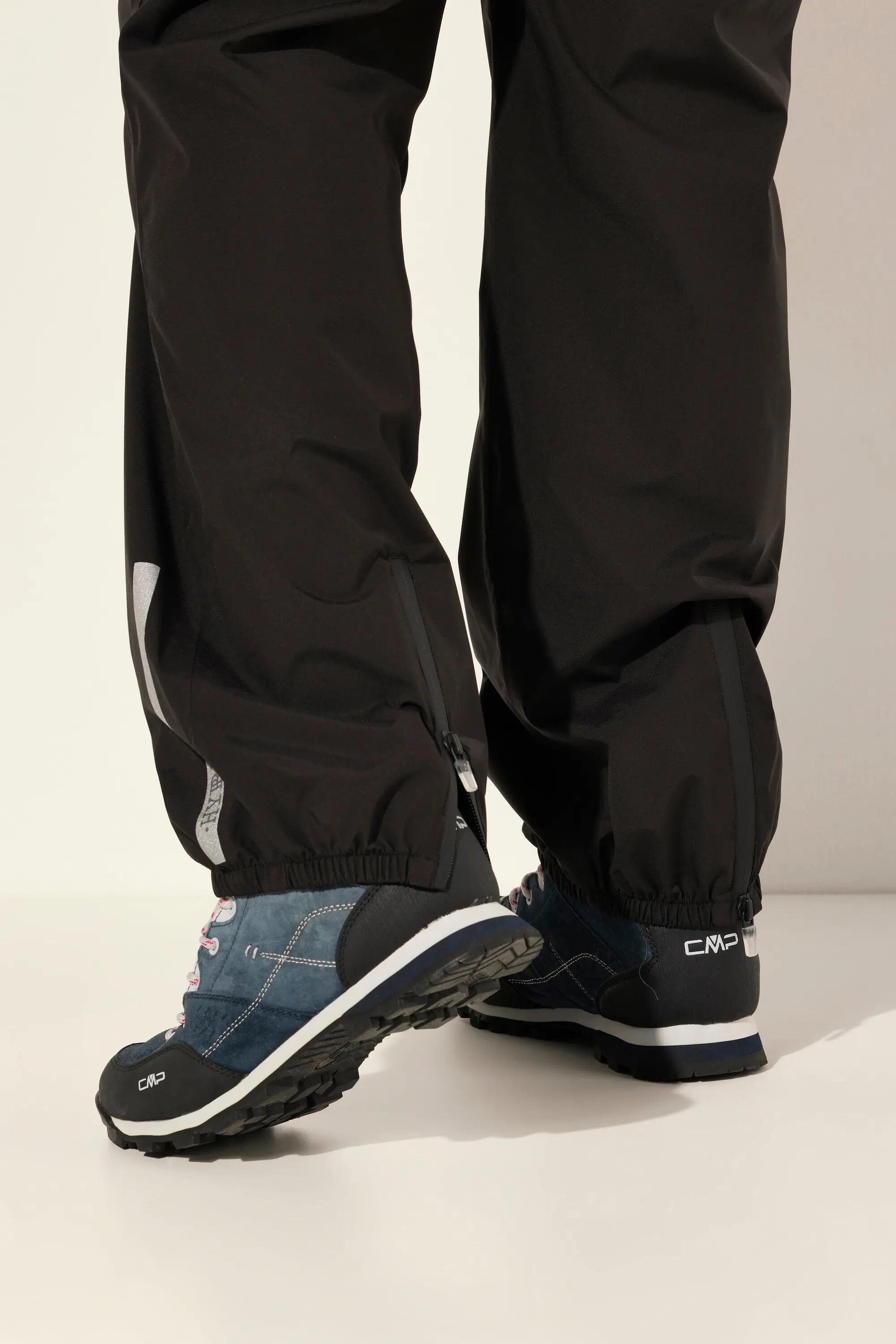 Damen Regenhose Reflektorpaspeln wasserdicht Elastikbund 3/5