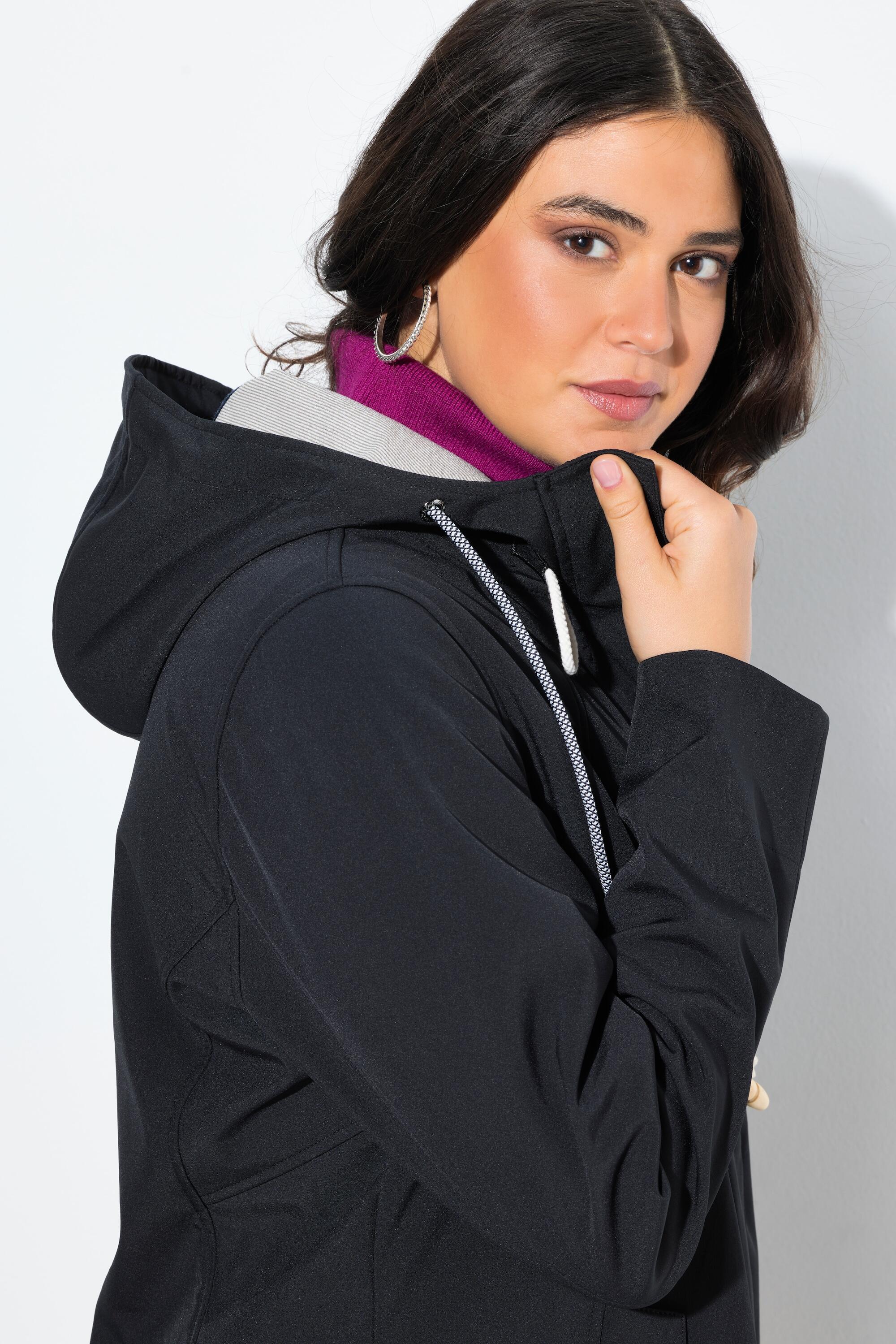 Damen HYPRAR Softshelljacke wasserabweisend Knebelknöpfe 5/7