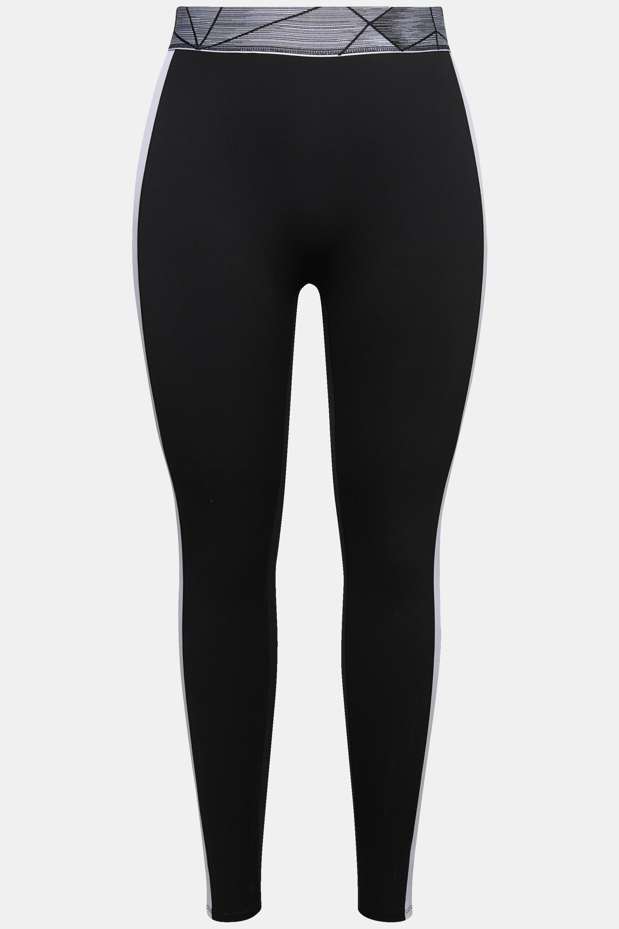 Dames Legging strepen zakken hoge taille elastische tailleband 5/5