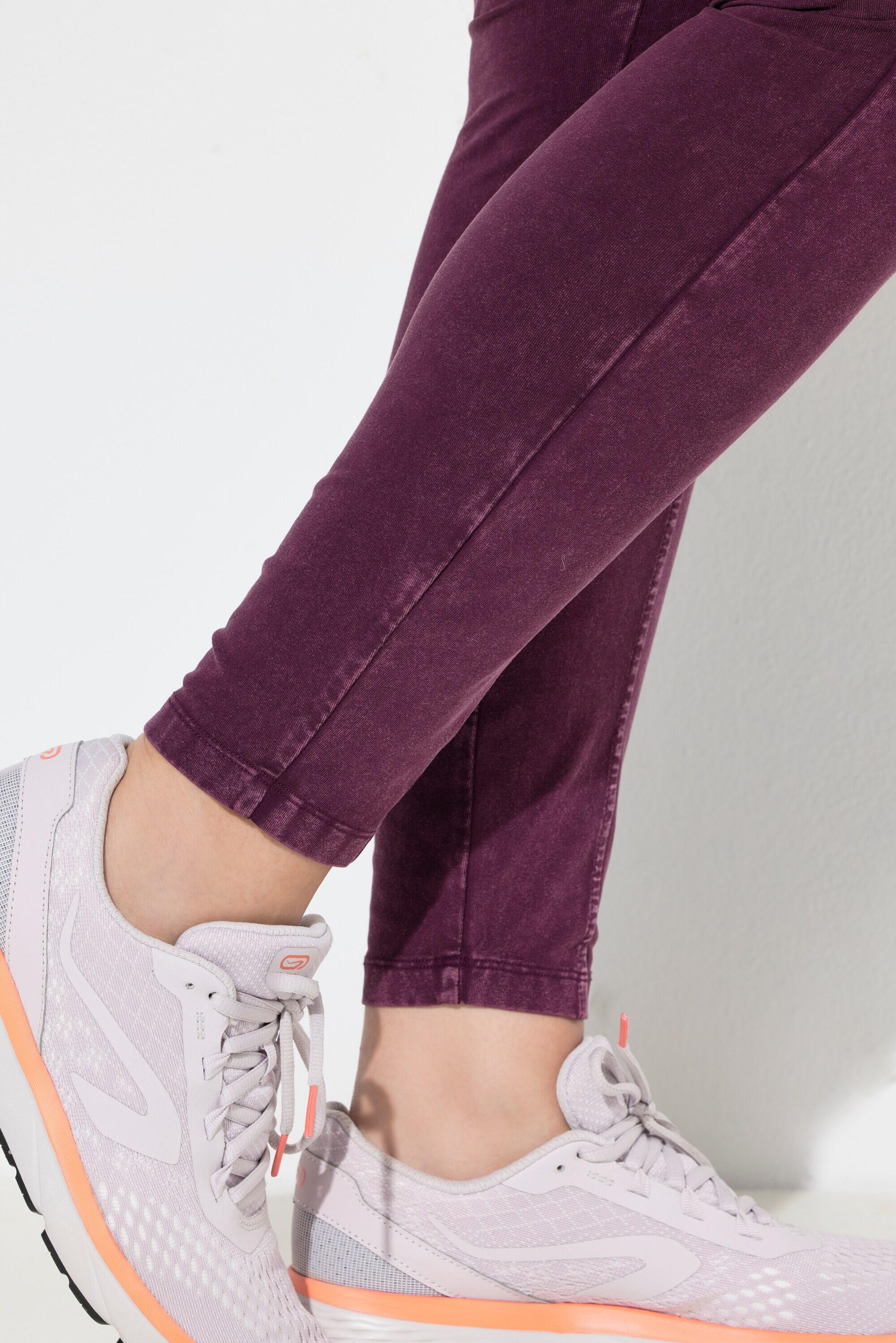 Dames Legging vintage look smalle pijpen hoge taille zak 4/6