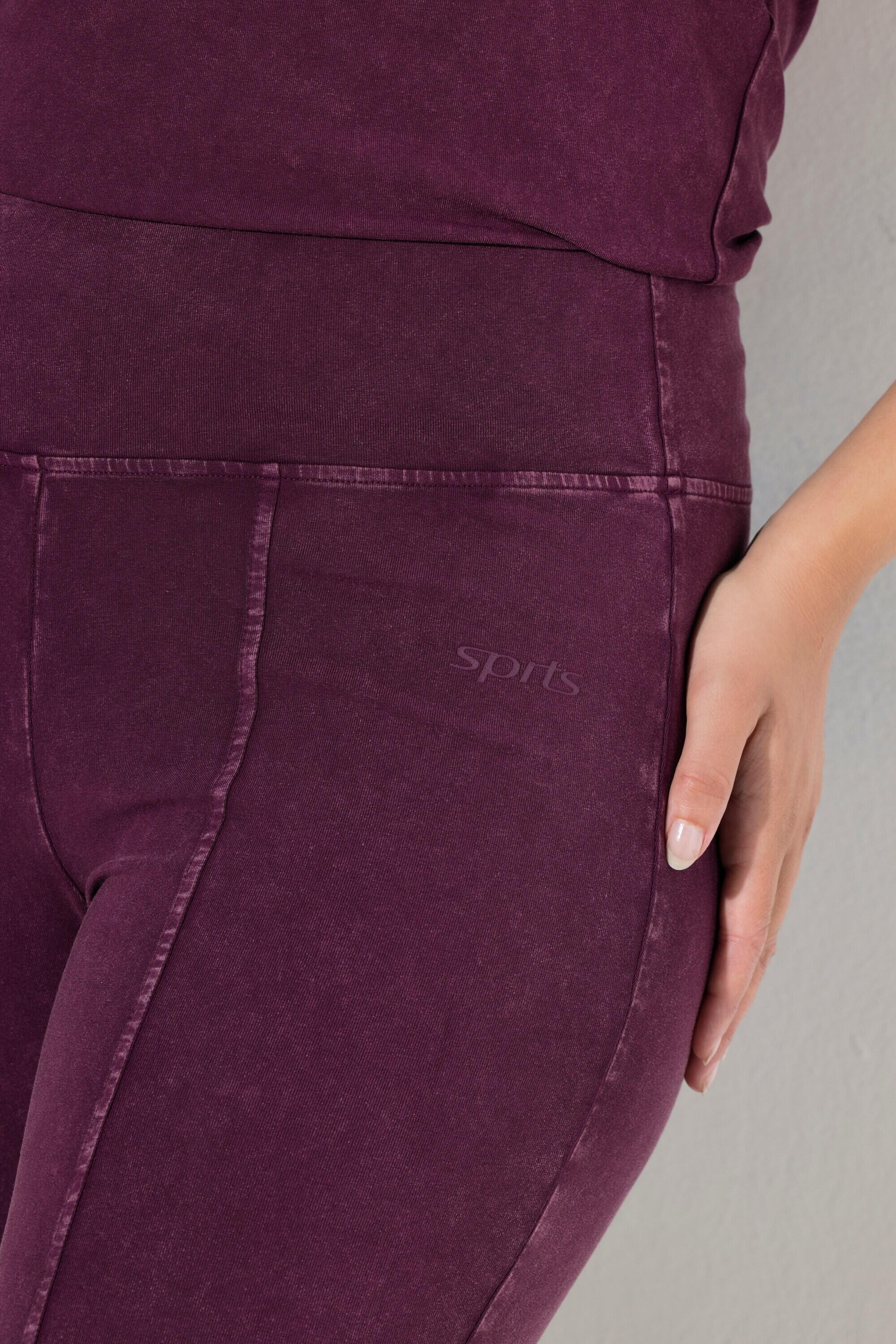 Dames Legging vintage look smalle pijpen hoge taille zak 3/6