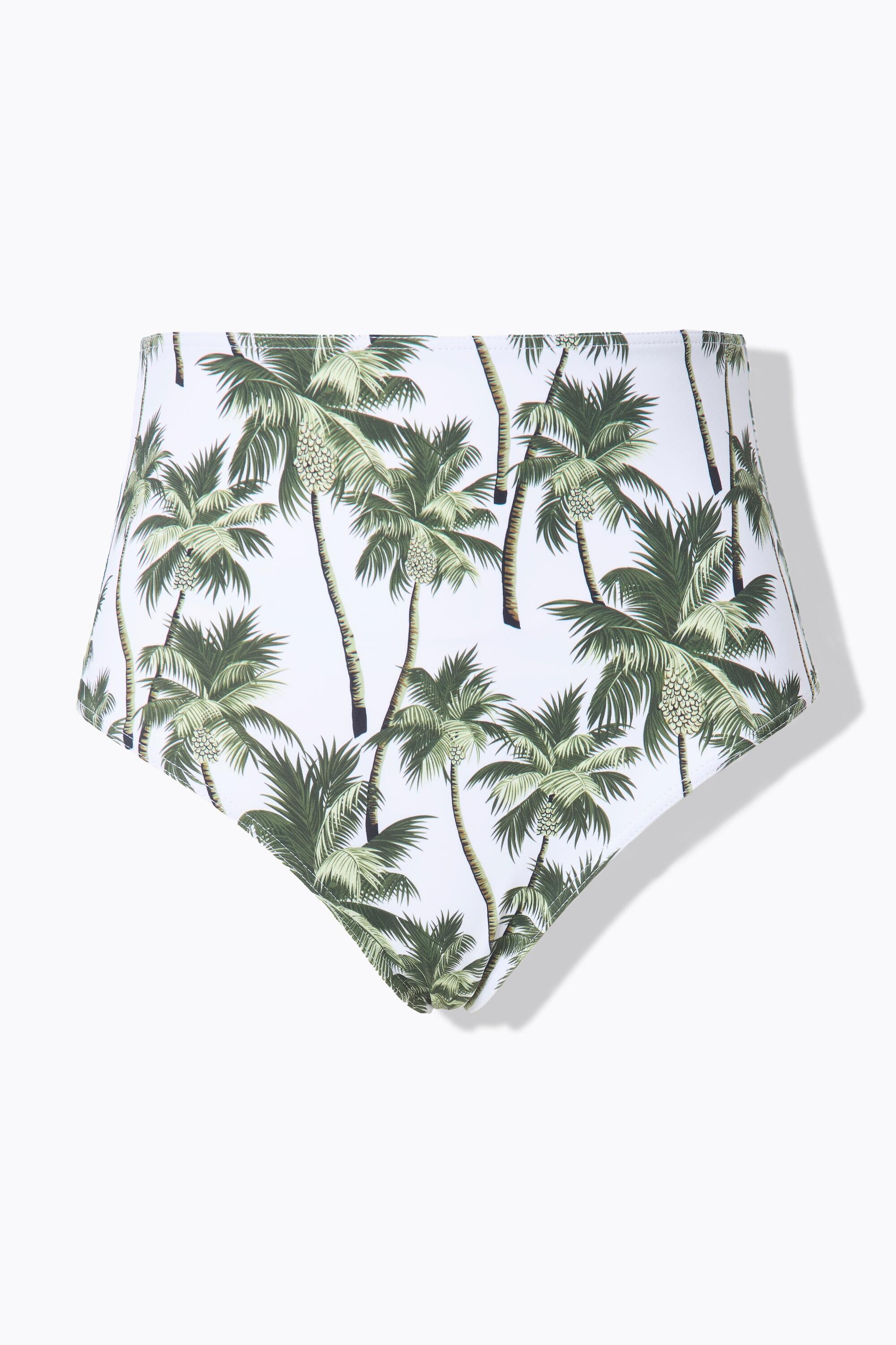 Femme Bas de bikini taille haute imprimé palmiers 5/5