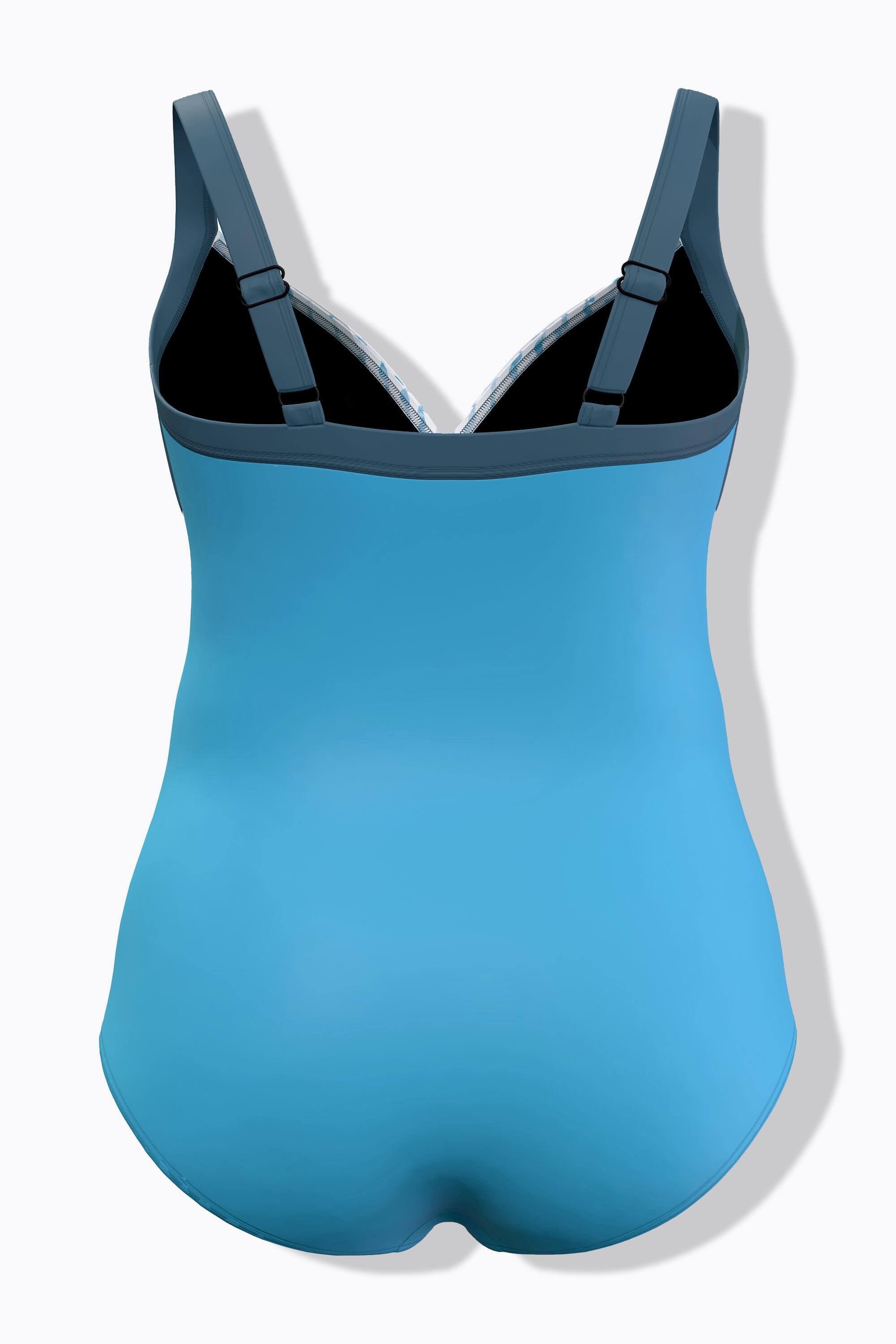 Femme Maillot de bain à bonnets souples. Mélange d'imprimés. Matière recyclée 7/7