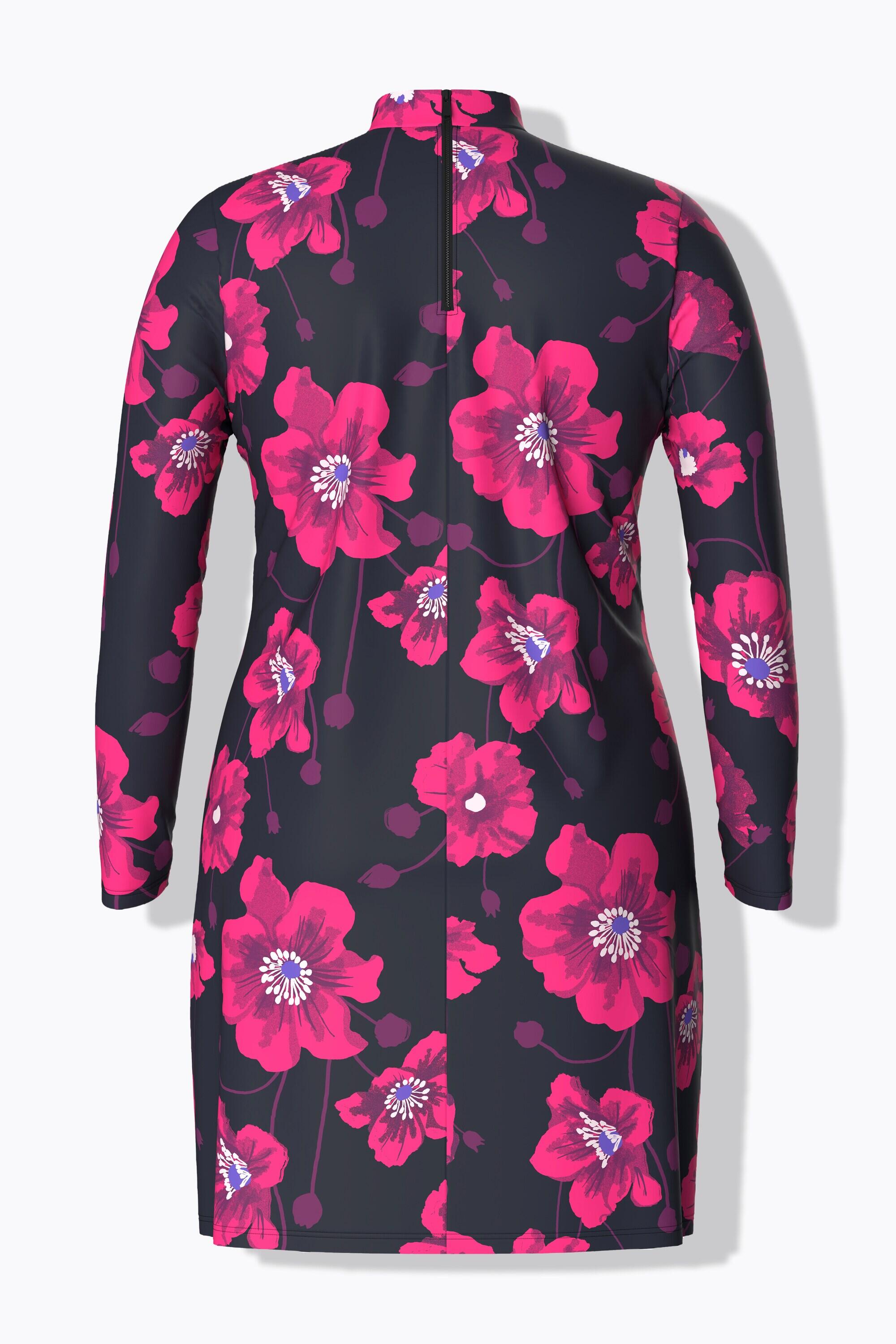 Femme Robe de bain avec bonnets souples manches longues et col montant 7/7