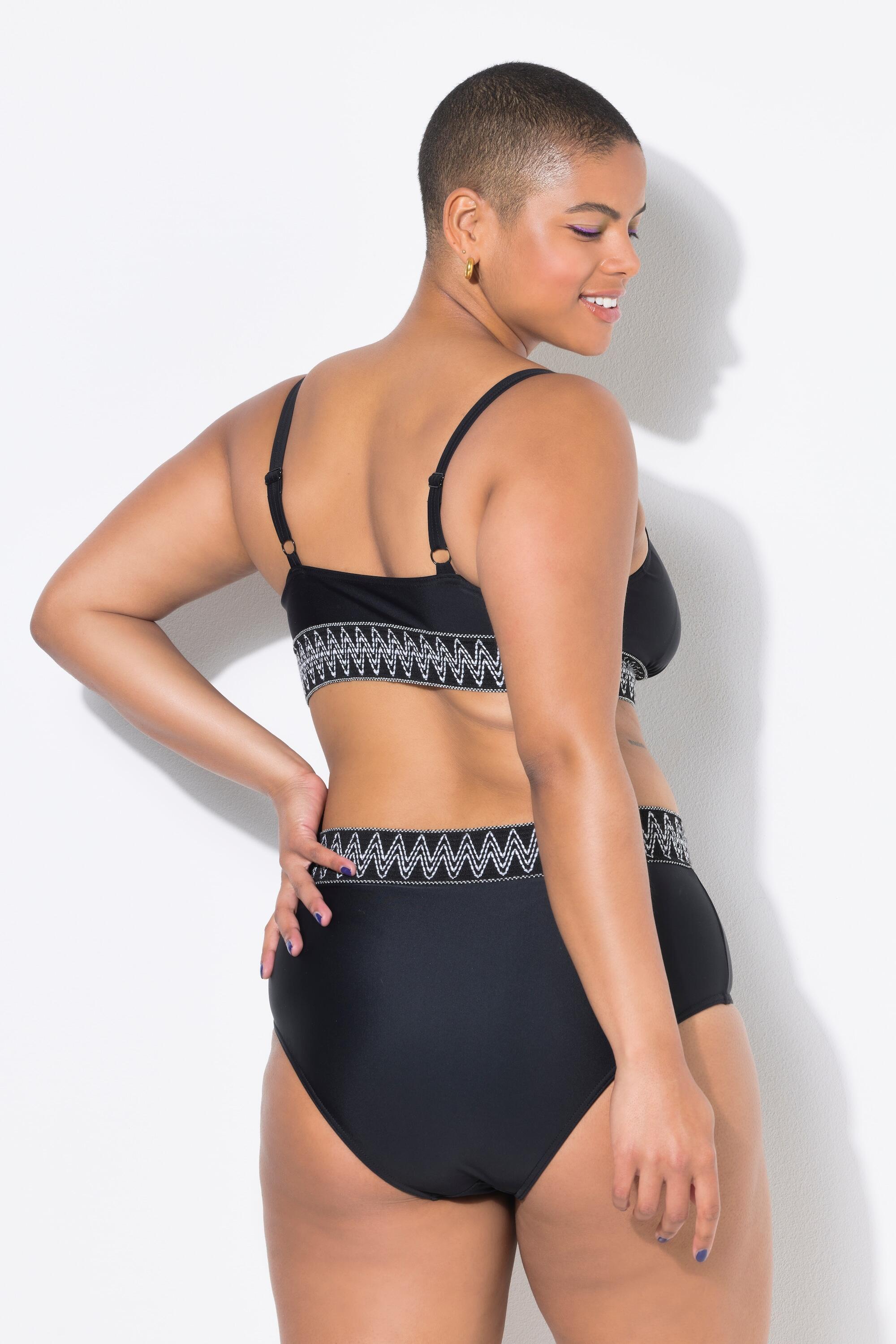 Femme Bas de bikini taille haute agrémentée de broderies 2/6