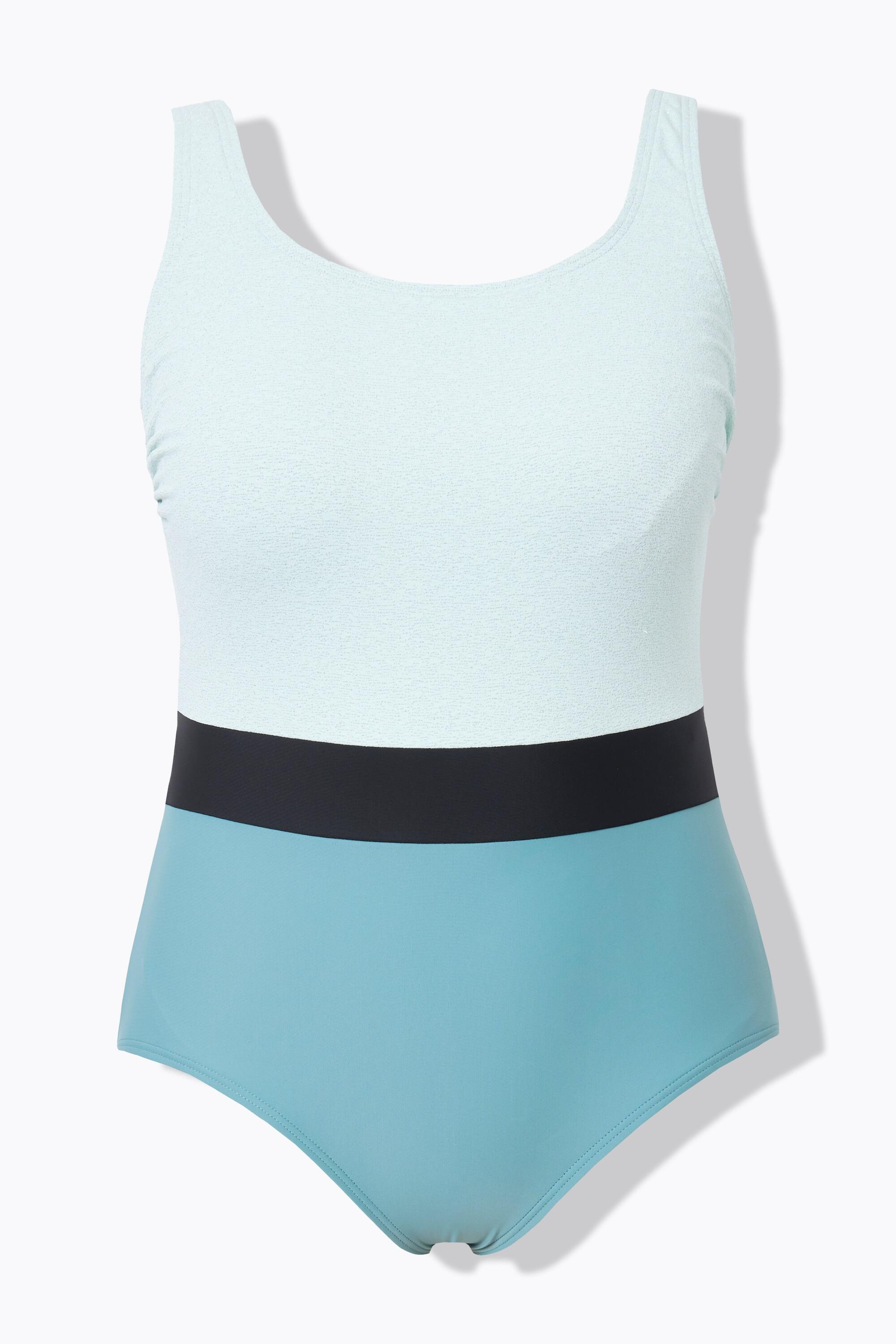 Femme Maillot de bain sans bonnets souples empiècement brillant 7/7