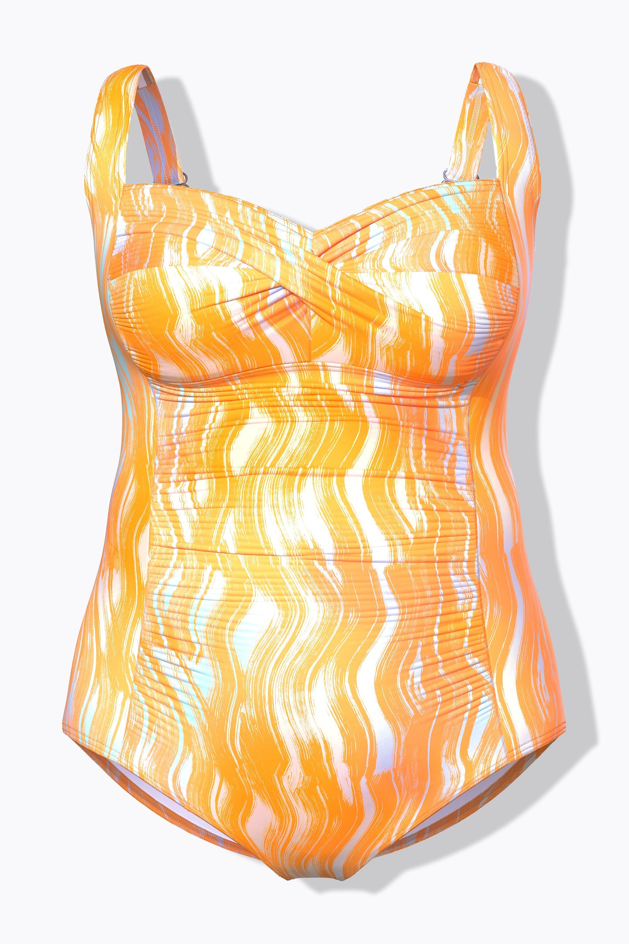 Femme Maillot de bain à bonnets souples. Buste drapé. Bretelles 7/7