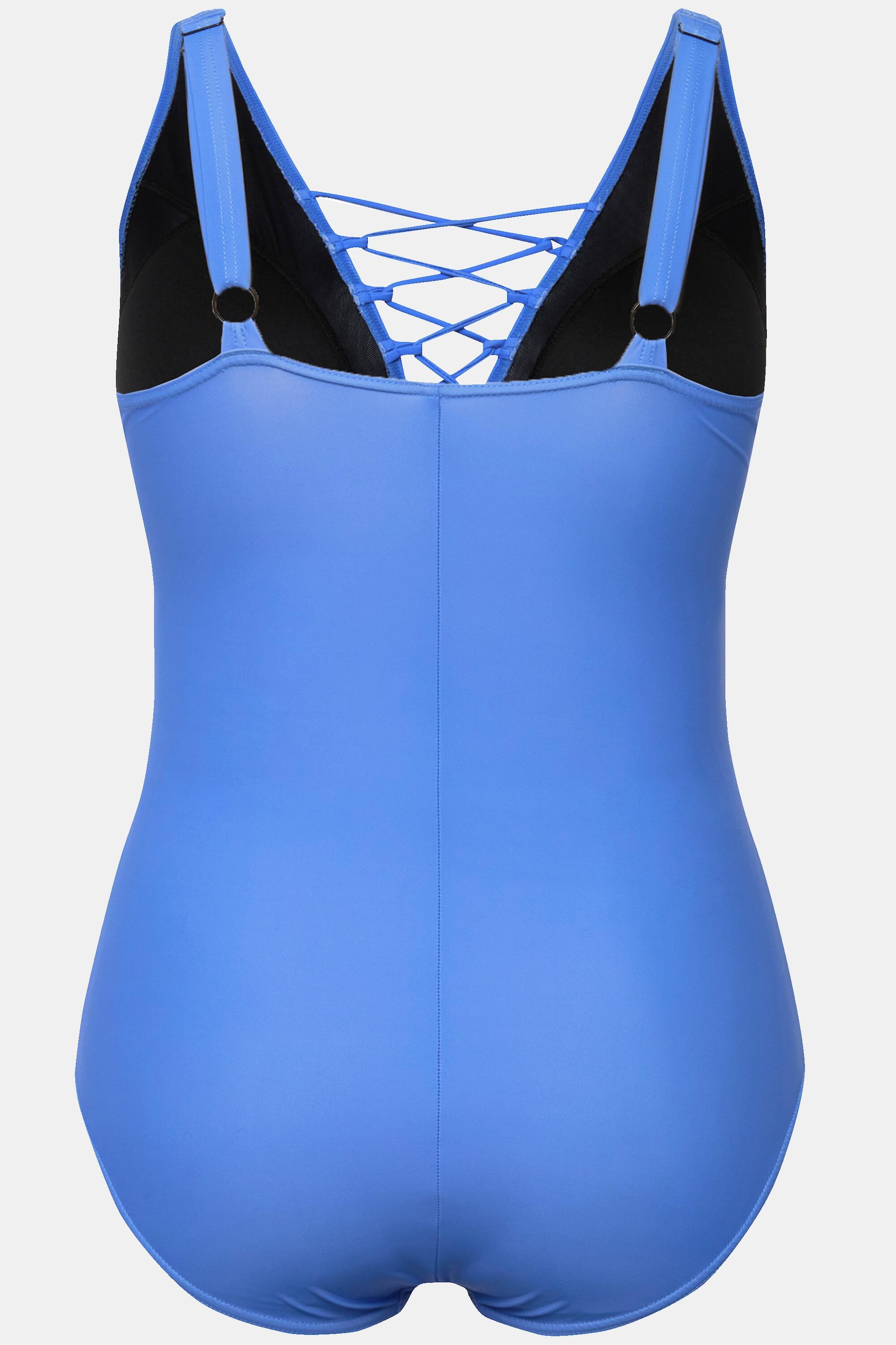 Femme Robe de bain. Bonnets souples et bretelles ajustables. Rubans fantaisie. 6/6