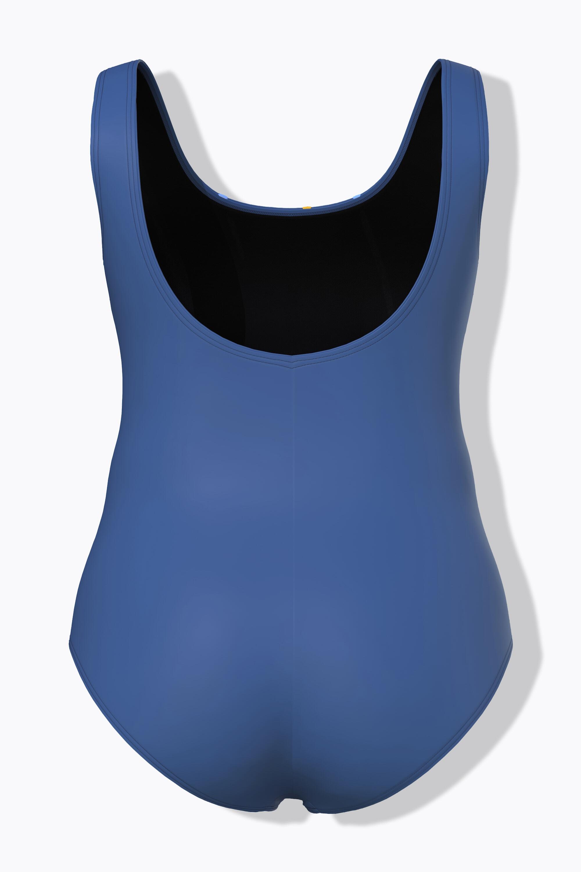 Femme Maillot de bain sans bonnets souples. Passepoils colorés 7/7