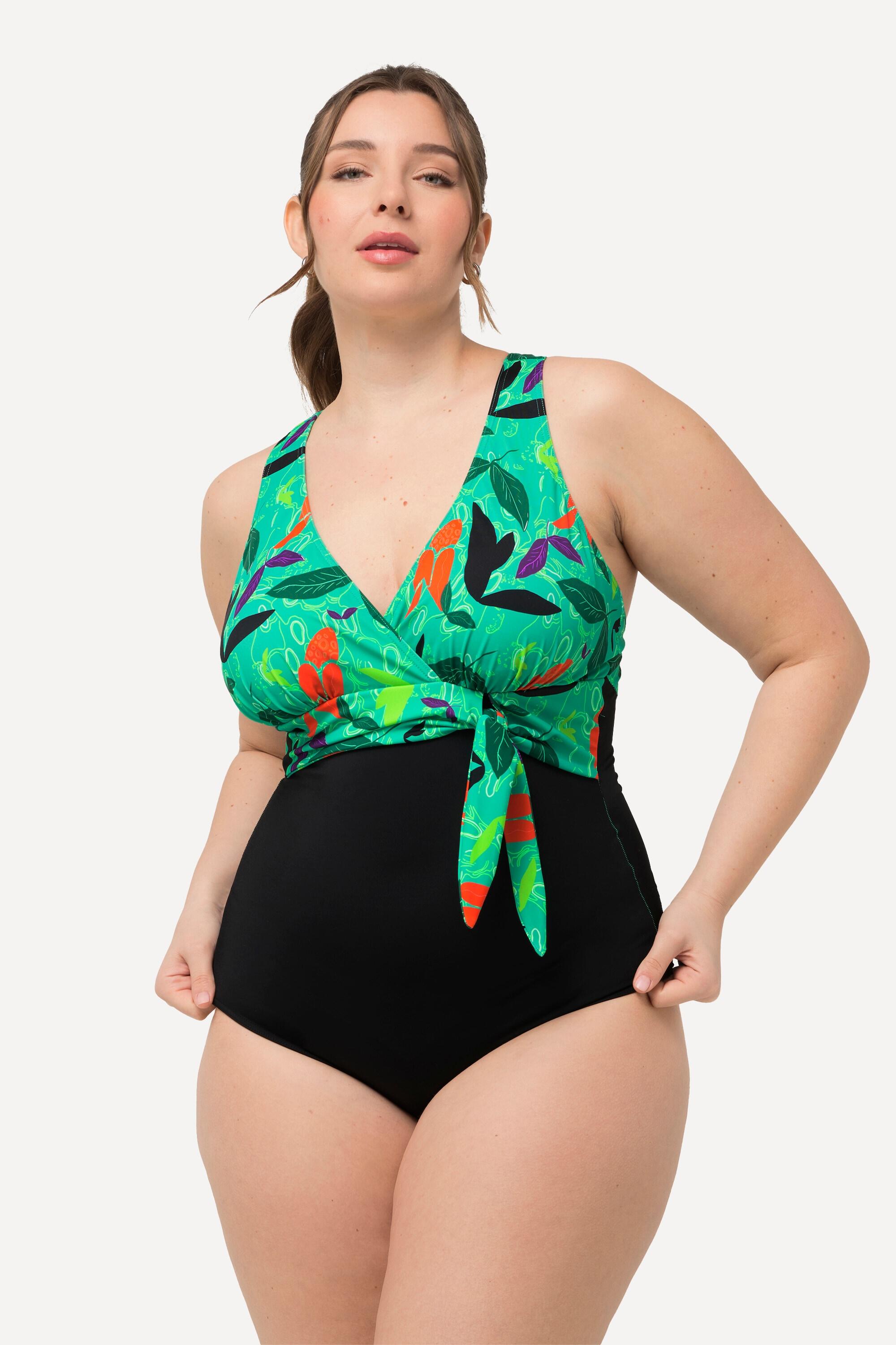 Femme Maillot de bain aspect dos nu. Nœuds et bonnets souples 4/6
