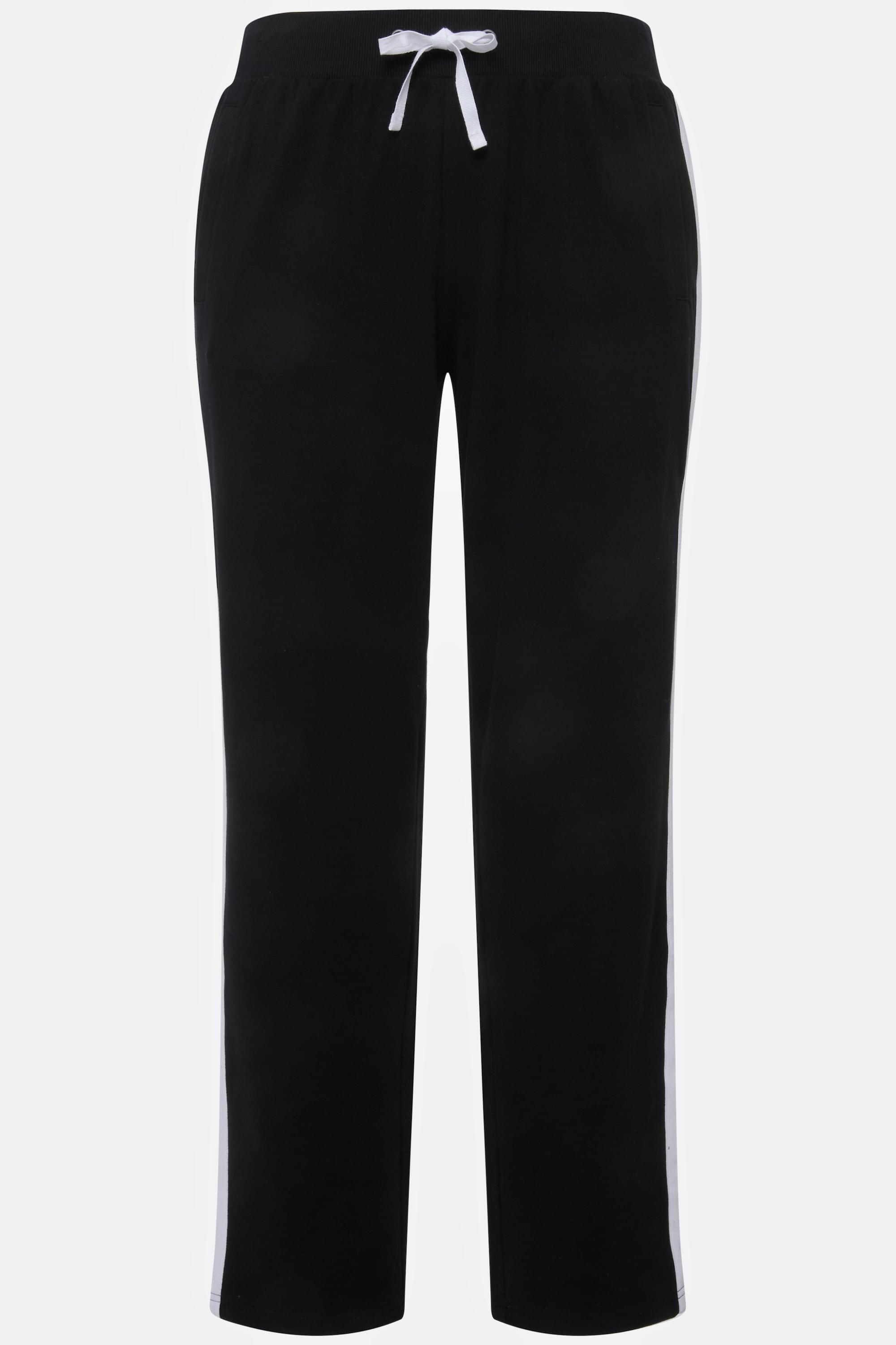 Femme Pantalon de jogging ceinture élastique galons 5/6
