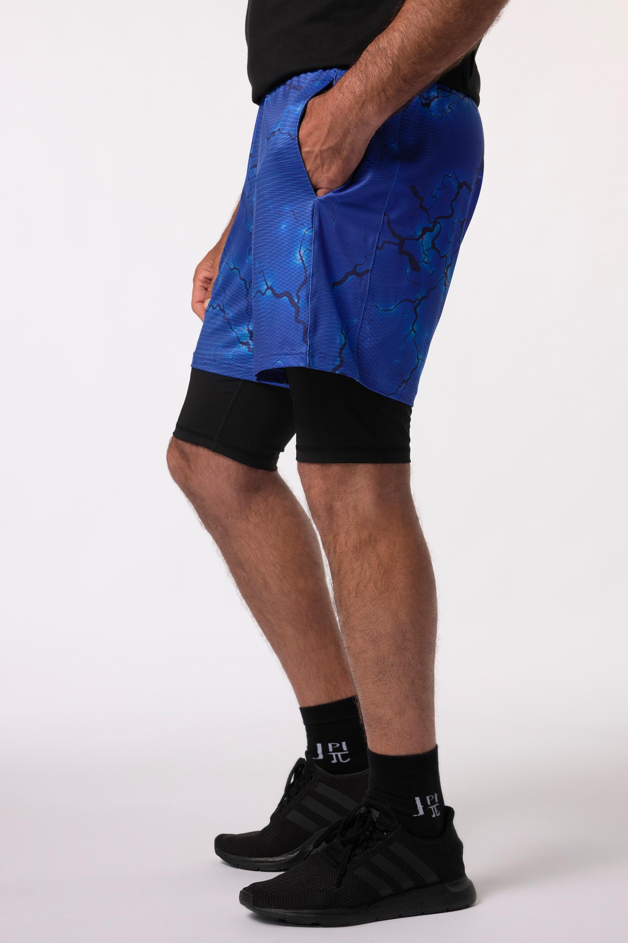 Hommes Bermuda technique Iron Anvil collection Fitness Quickdry imprimé all-over 3/7