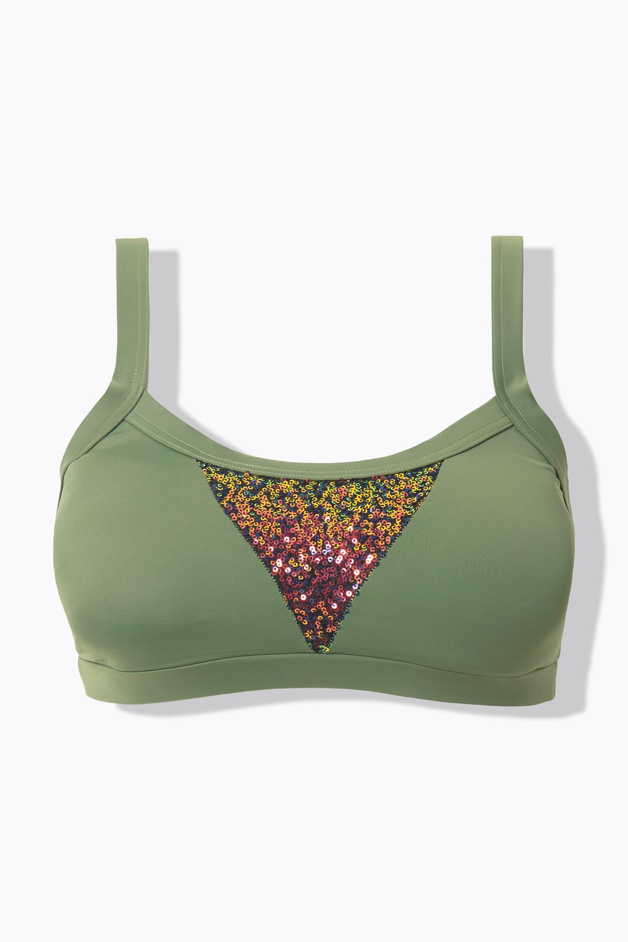 Femme Haut de bikini avec bonnets souples paillettes 4/4