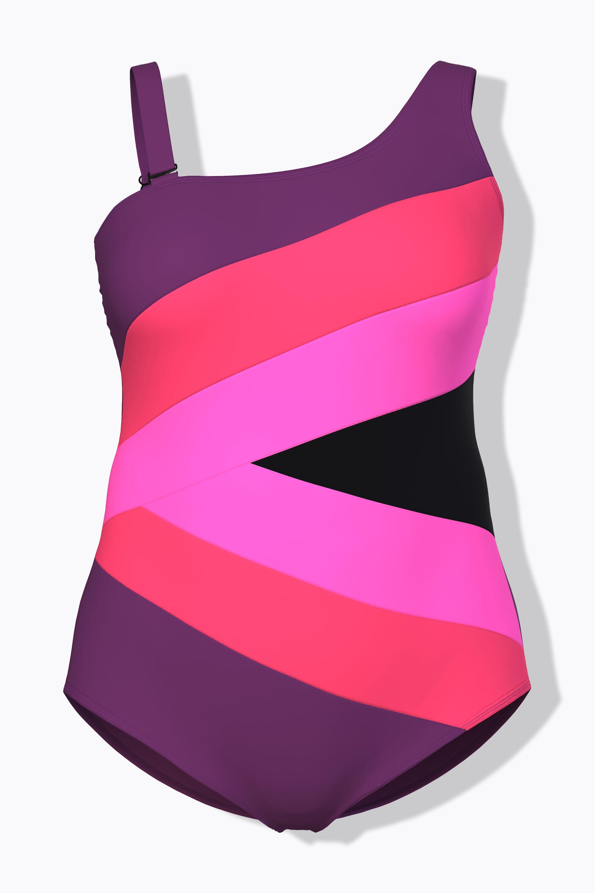 Femme Maillot de bain esprit « colour block ». Bonnets souples. 7/7