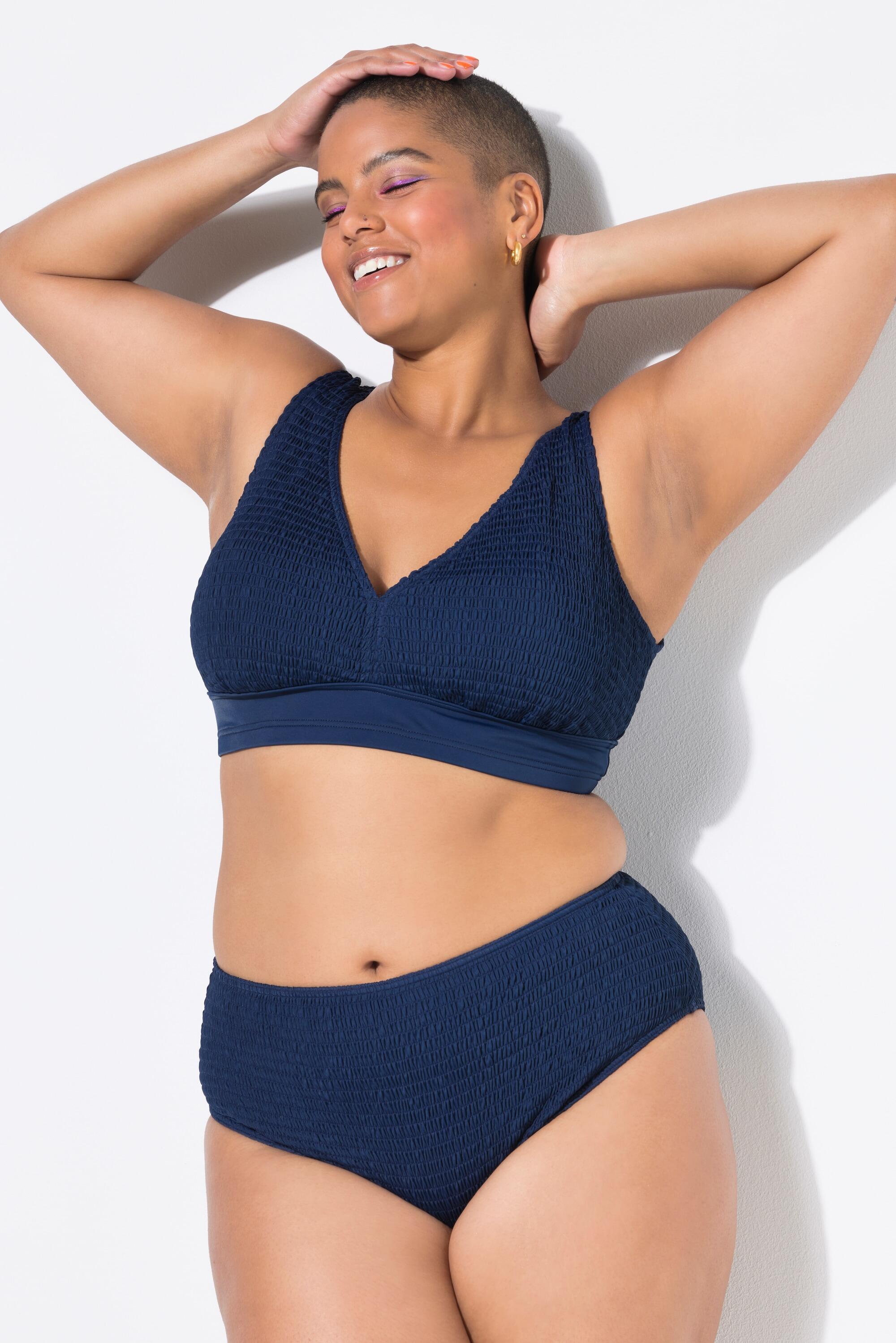 Femme Bas de bikini taille haute texture raffinée 5/6
