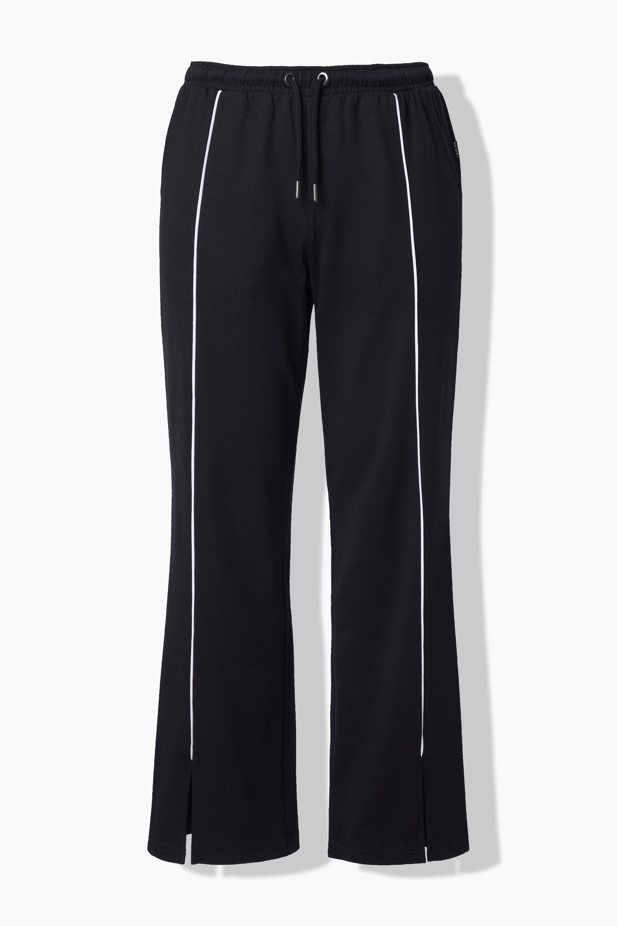 Femme Pantalon de jogging avec passepoil jambe droite et taille élastique 7/7