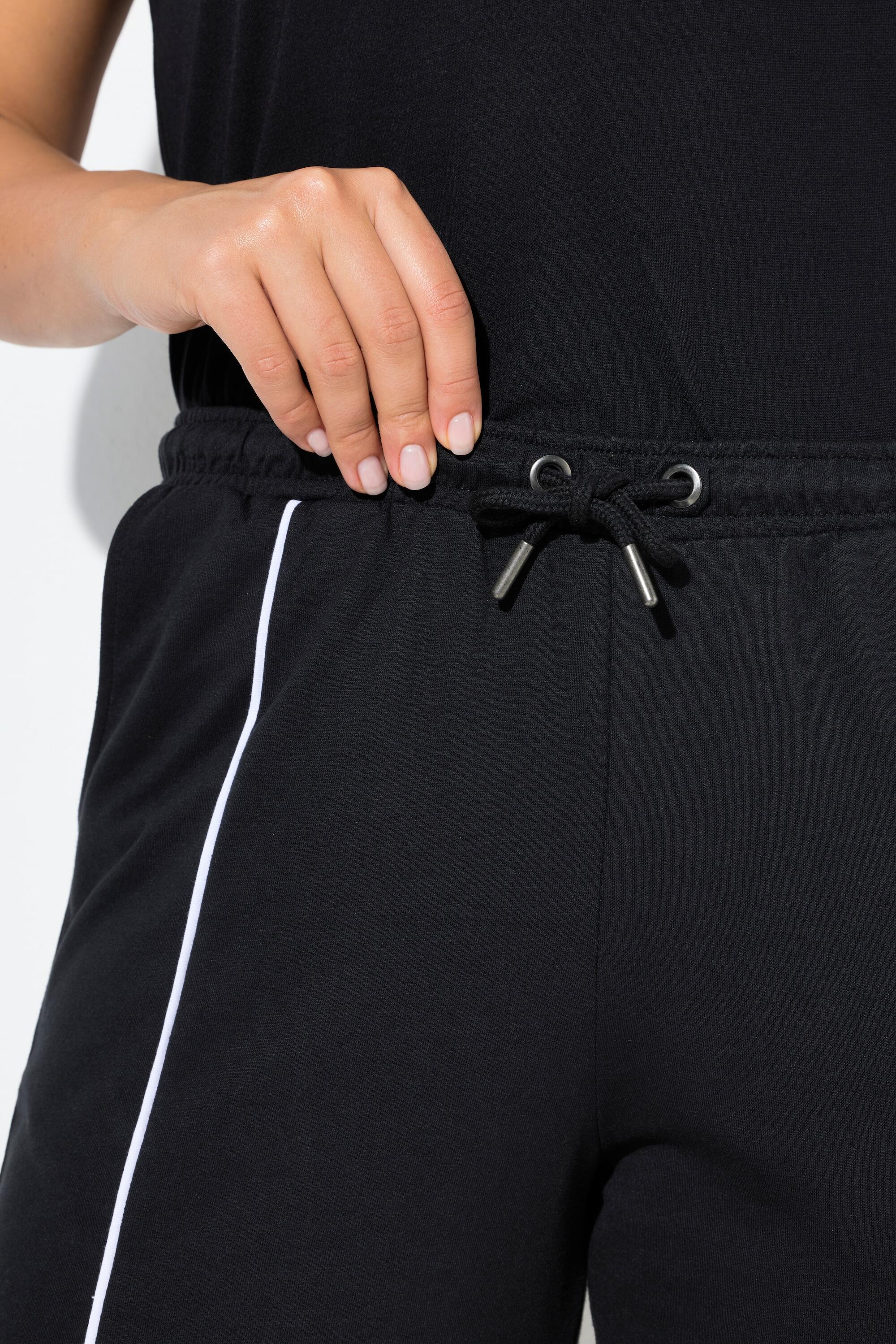 Femme Pantalon de jogging avec passepoil jambe droite et taille élastique 4/7