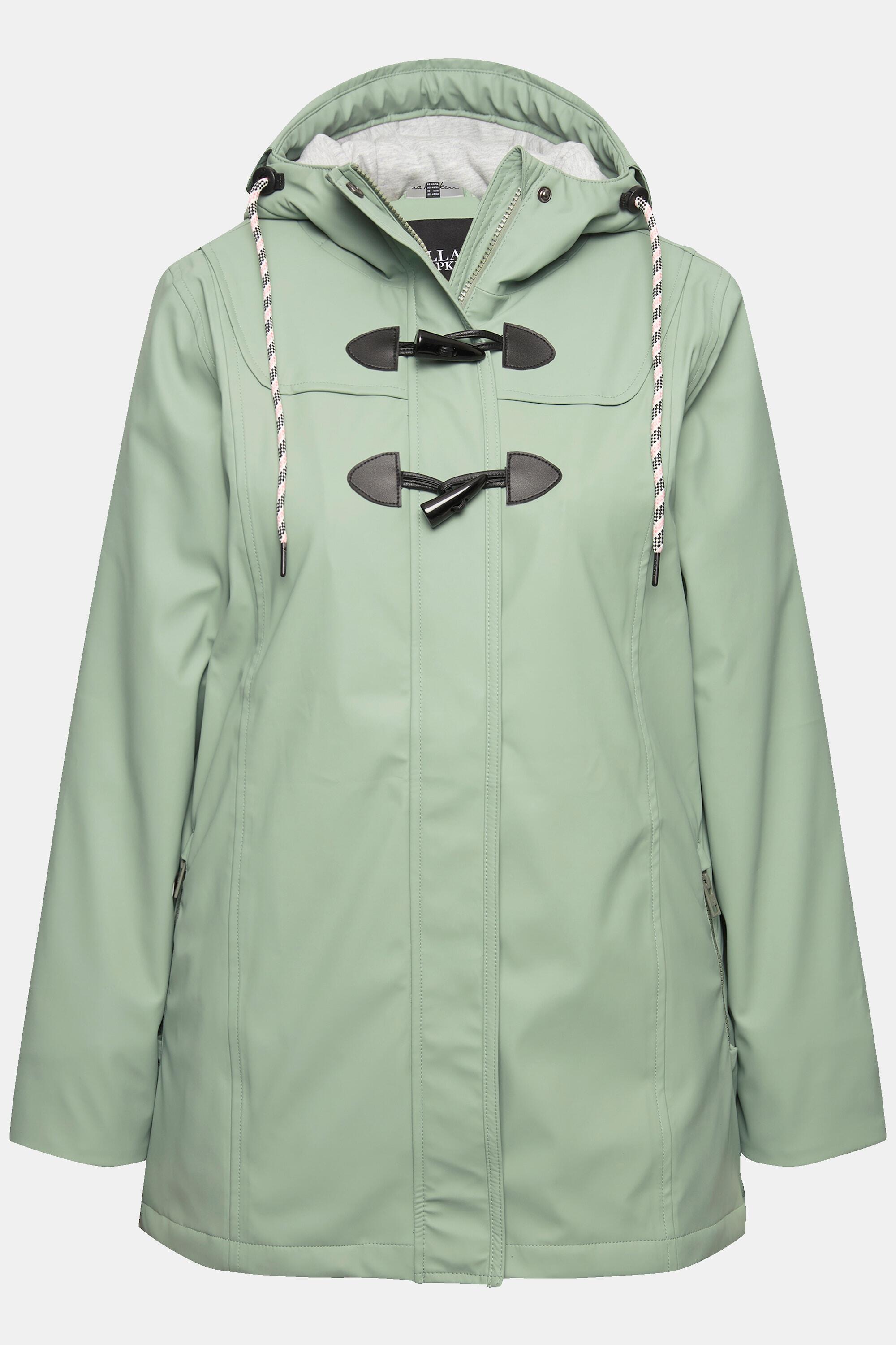 Femme Veste de pluie HYPRAR imperméable capuche boutons brandebourg 5/5