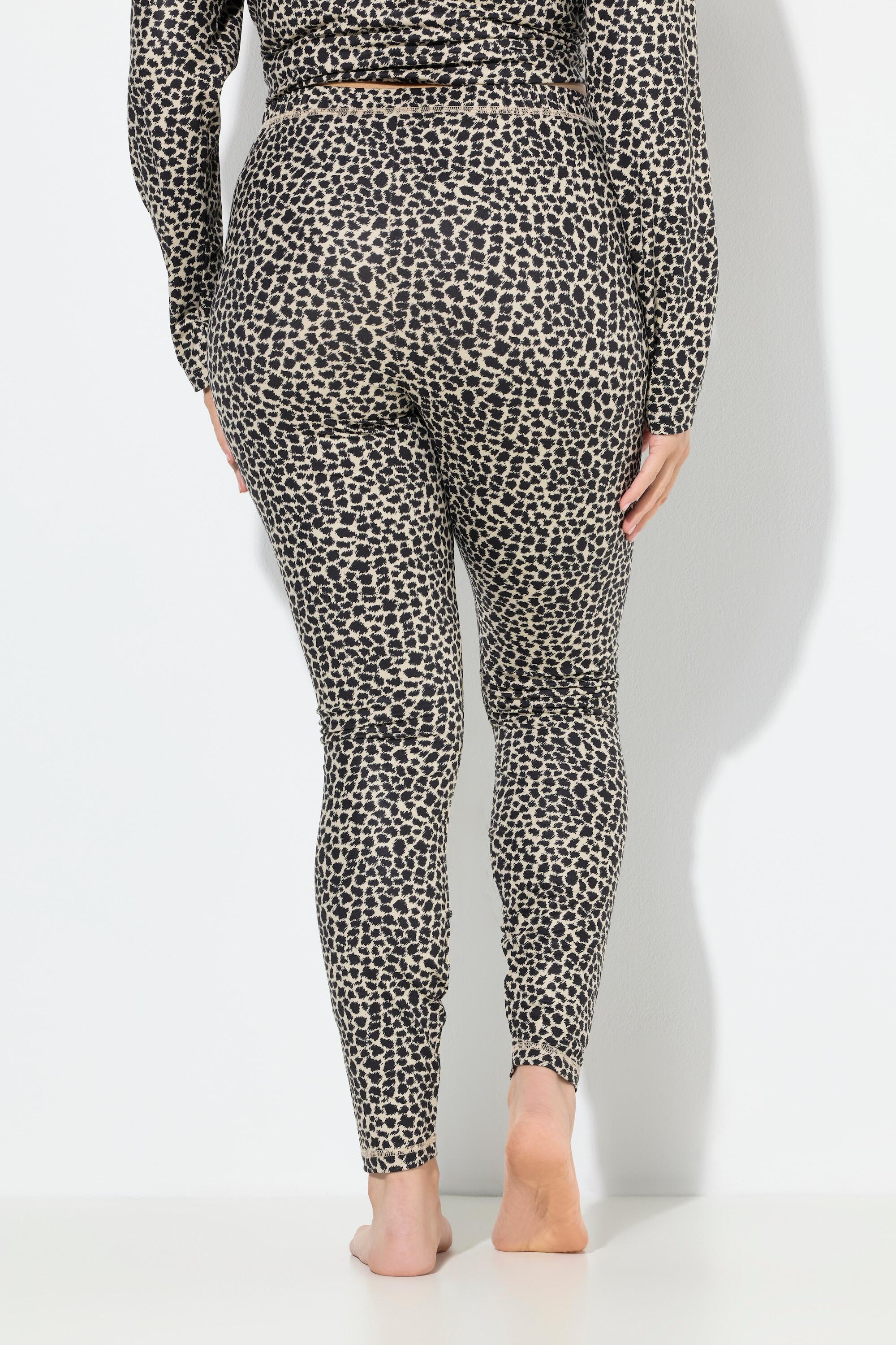 Femme Legging technique de ski motif léopard matière recyclée 2/6