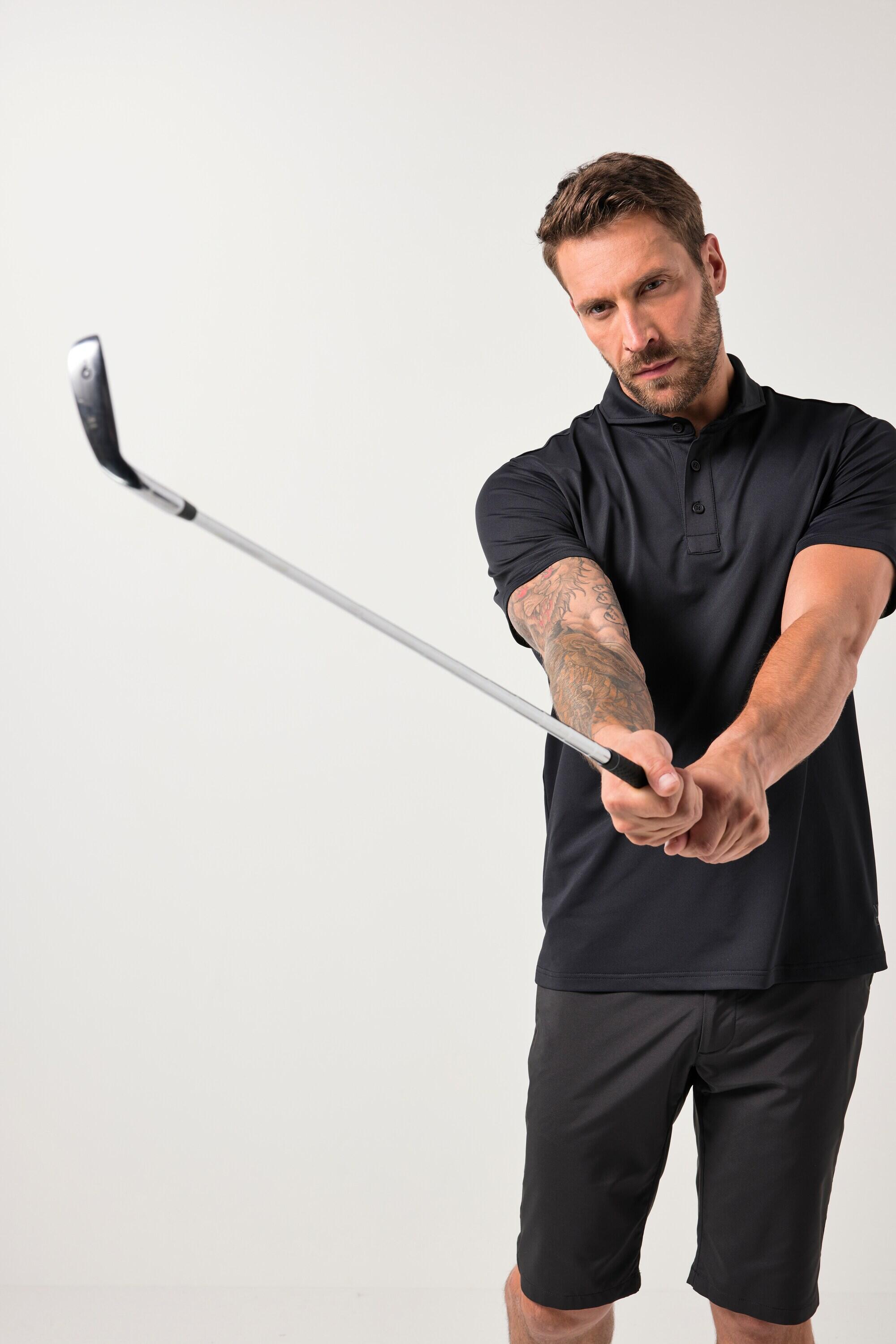 Hommes Polo spécial golf en piqué manches courtes et séchage QuickDry 2/6