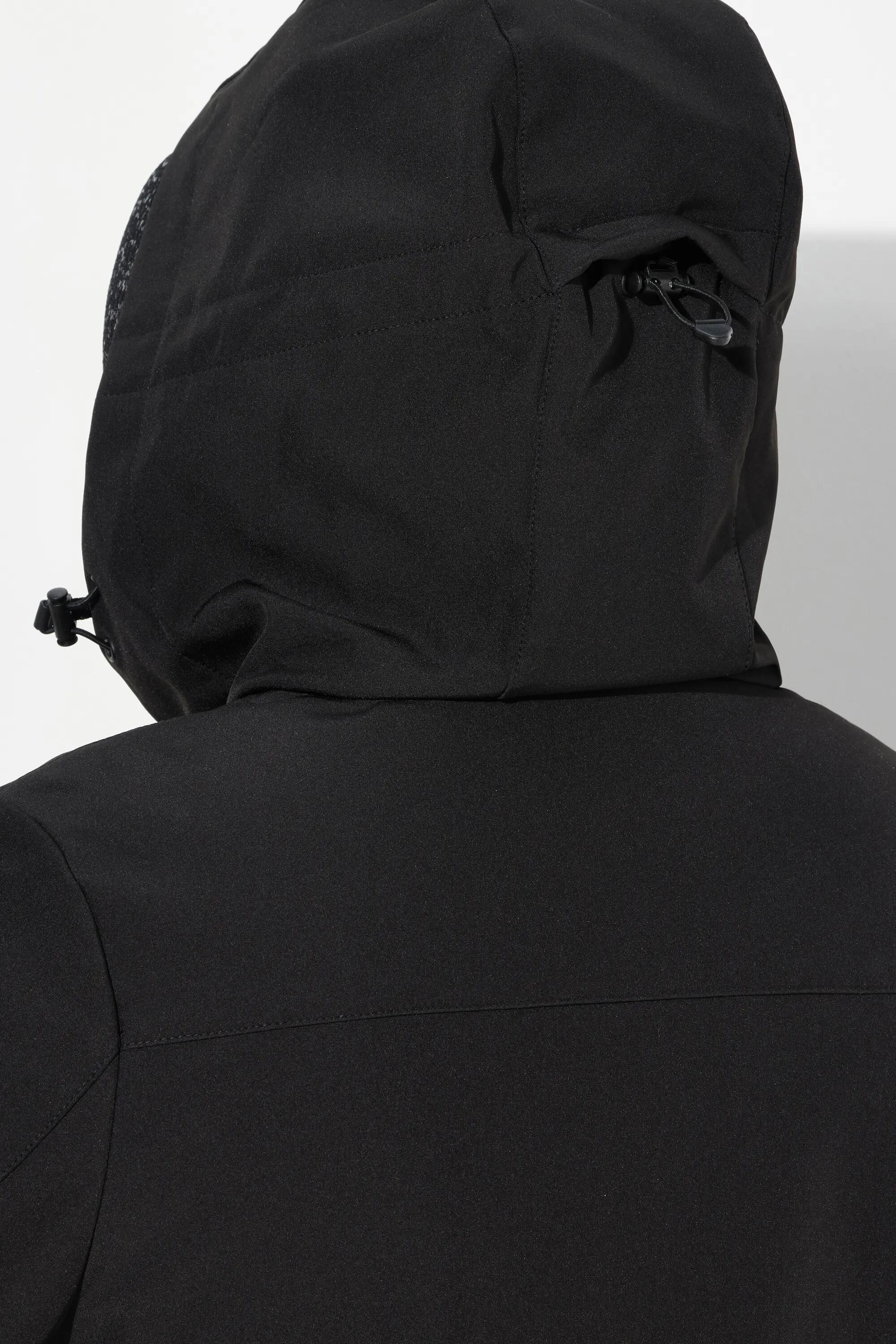 Femme Veste Softshell HYPRAR déperlante matière stretch et imprimé réfléchissant 9/11