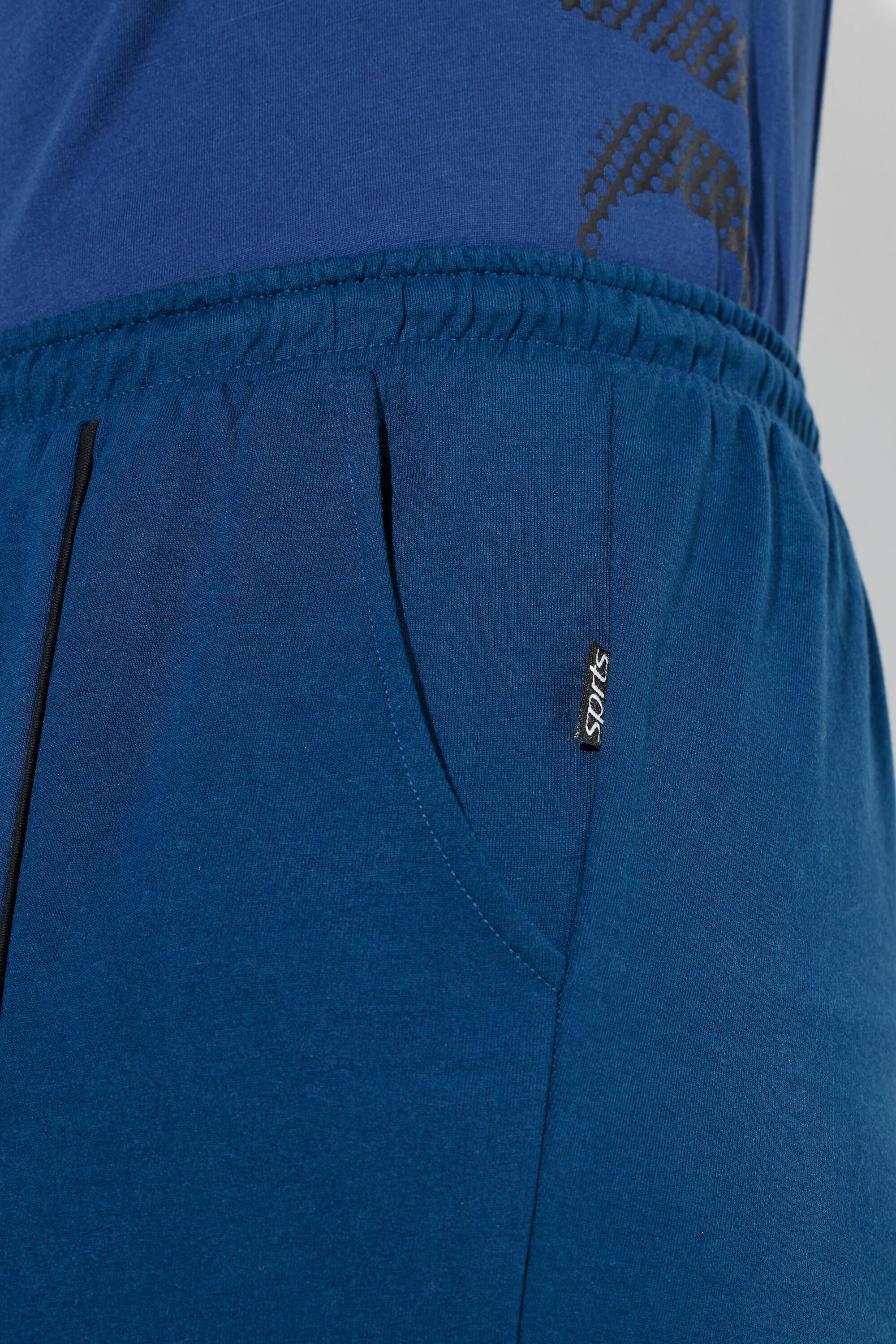 Femme Pantalon de jogging avec passepoil jambe droite et taille élastique 3/7