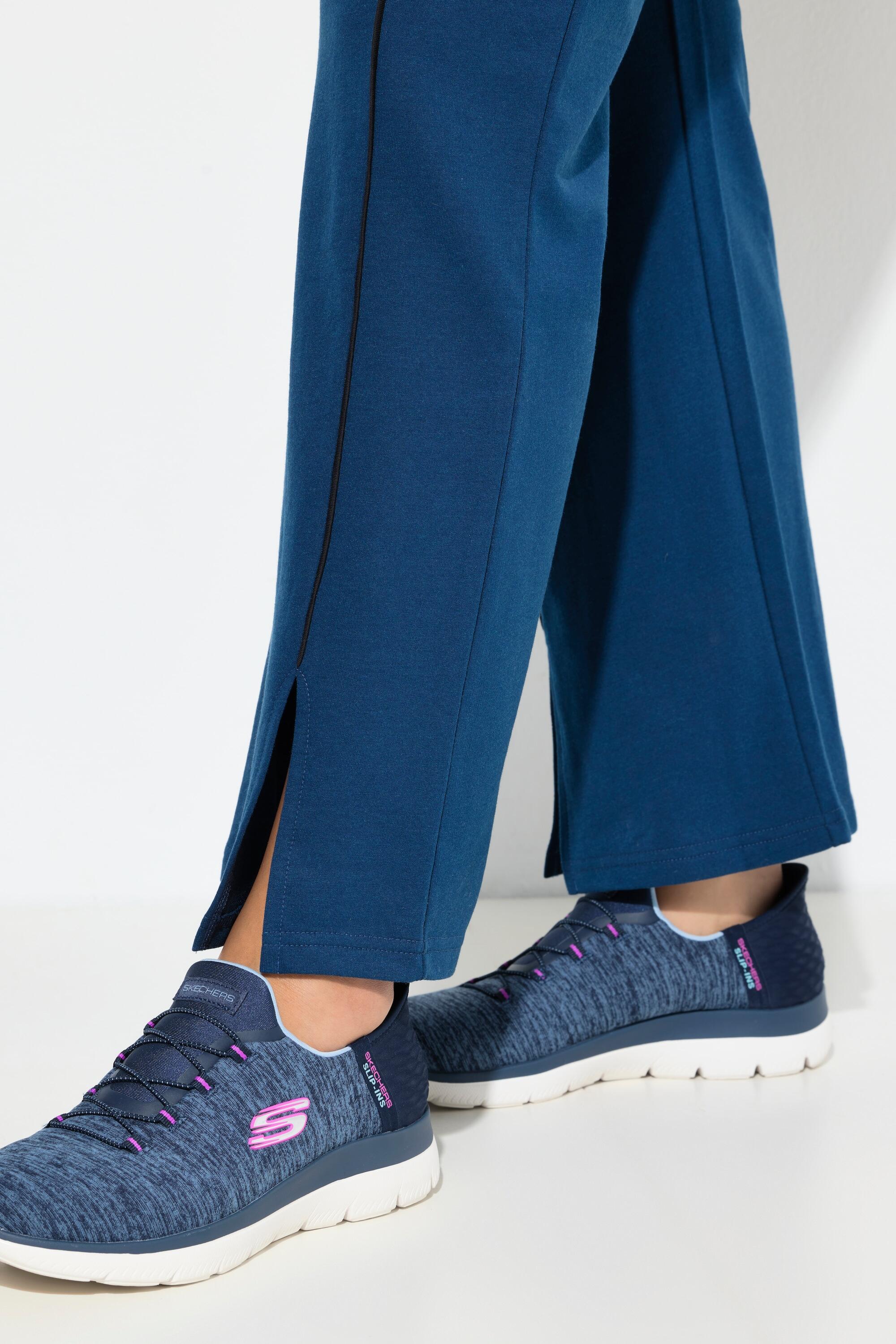 Femme Pantalon de jogging avec passepoil jambe droite et taille élastique 5/7