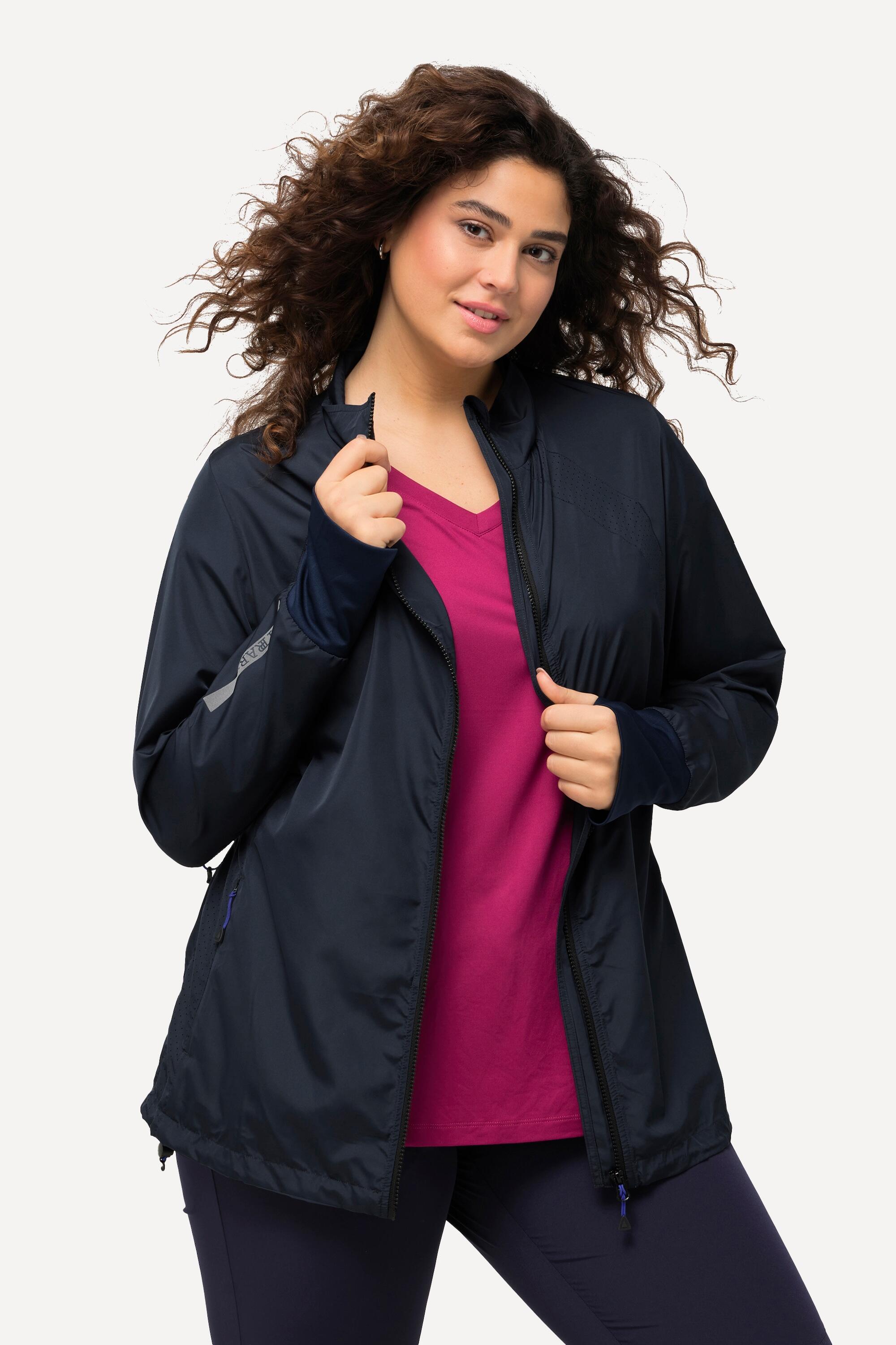 Femme Veste légère HYPAR à col montant et cordon coulissant matière recyclée 4/5