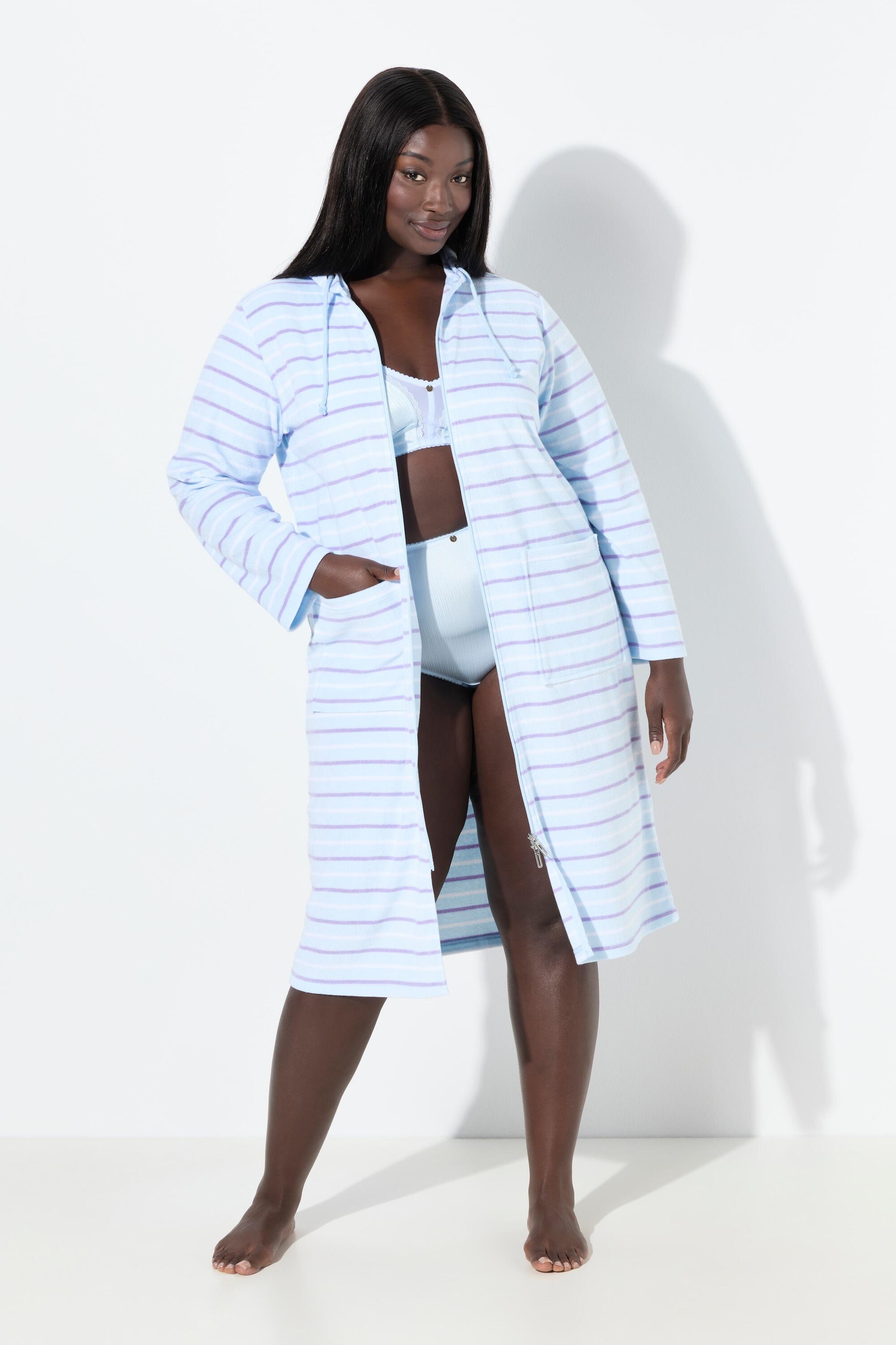 Femme Peignoir à manches longues en tissu éponge 5/6