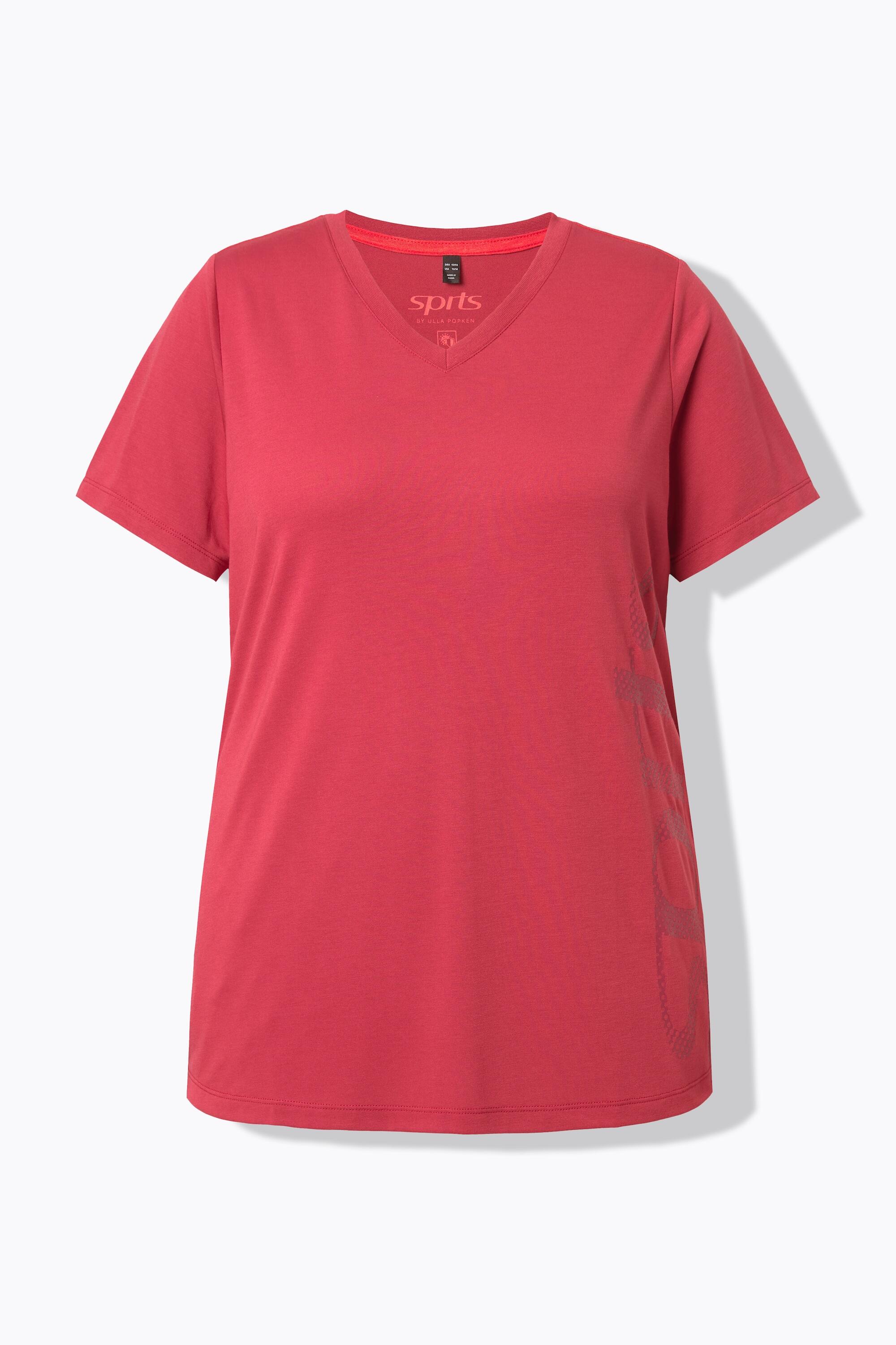 Femme T-shirt technique col en V et manches courtes traitement antibactérien 6/6