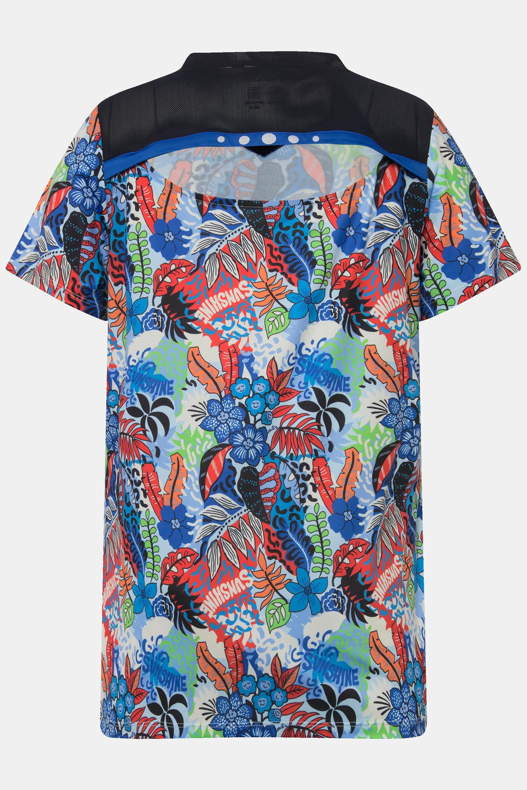 Femme T-shirt technique à manches courtes et col V. Ligne A 6/6