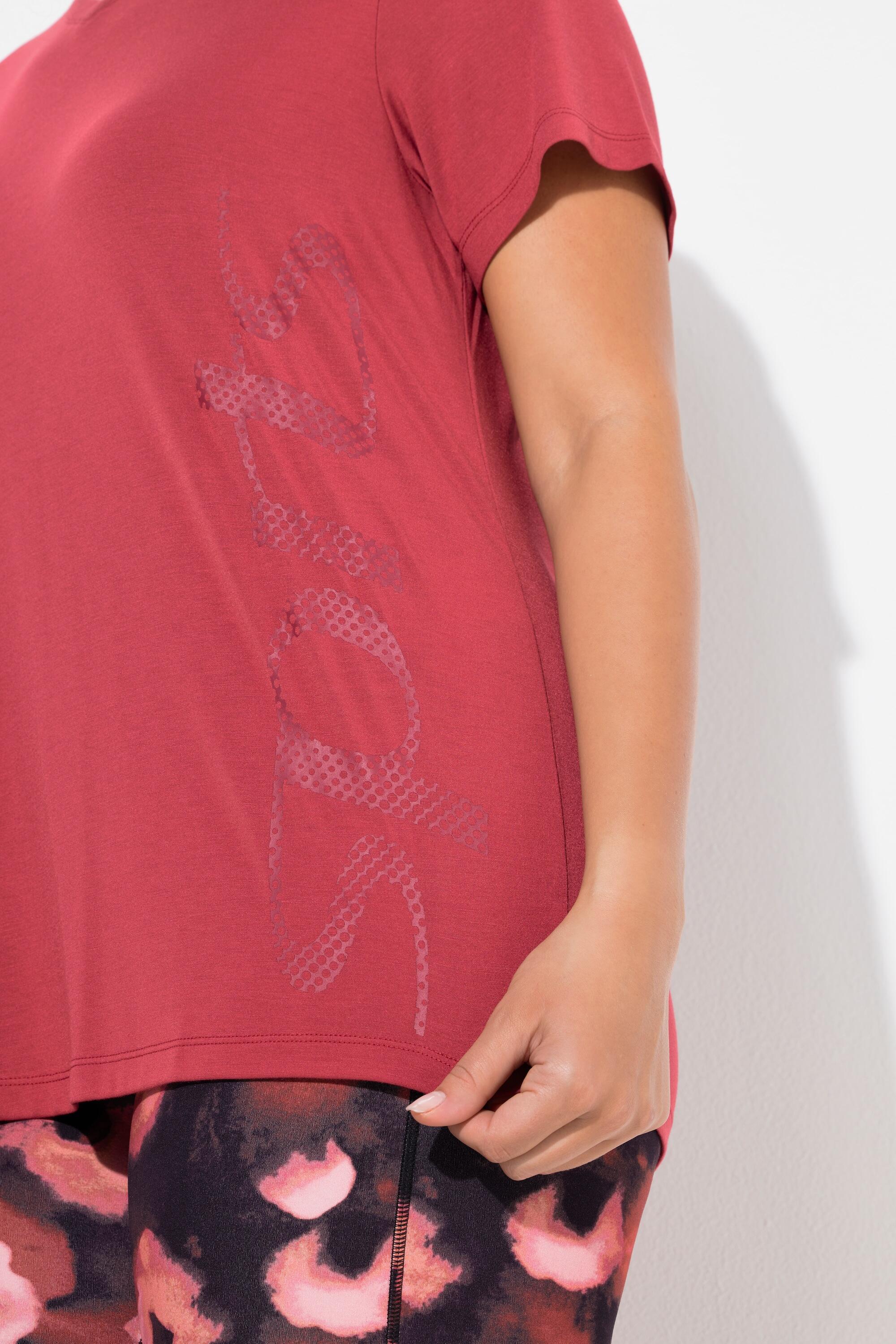 Femme T-shirt technique col en V et manches courtes traitement antibactérien 3/6